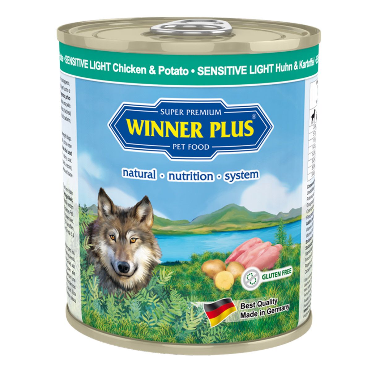 Winner Plus Super Premium Menu Sensitive Light con pollo e patate 6 x 800 g