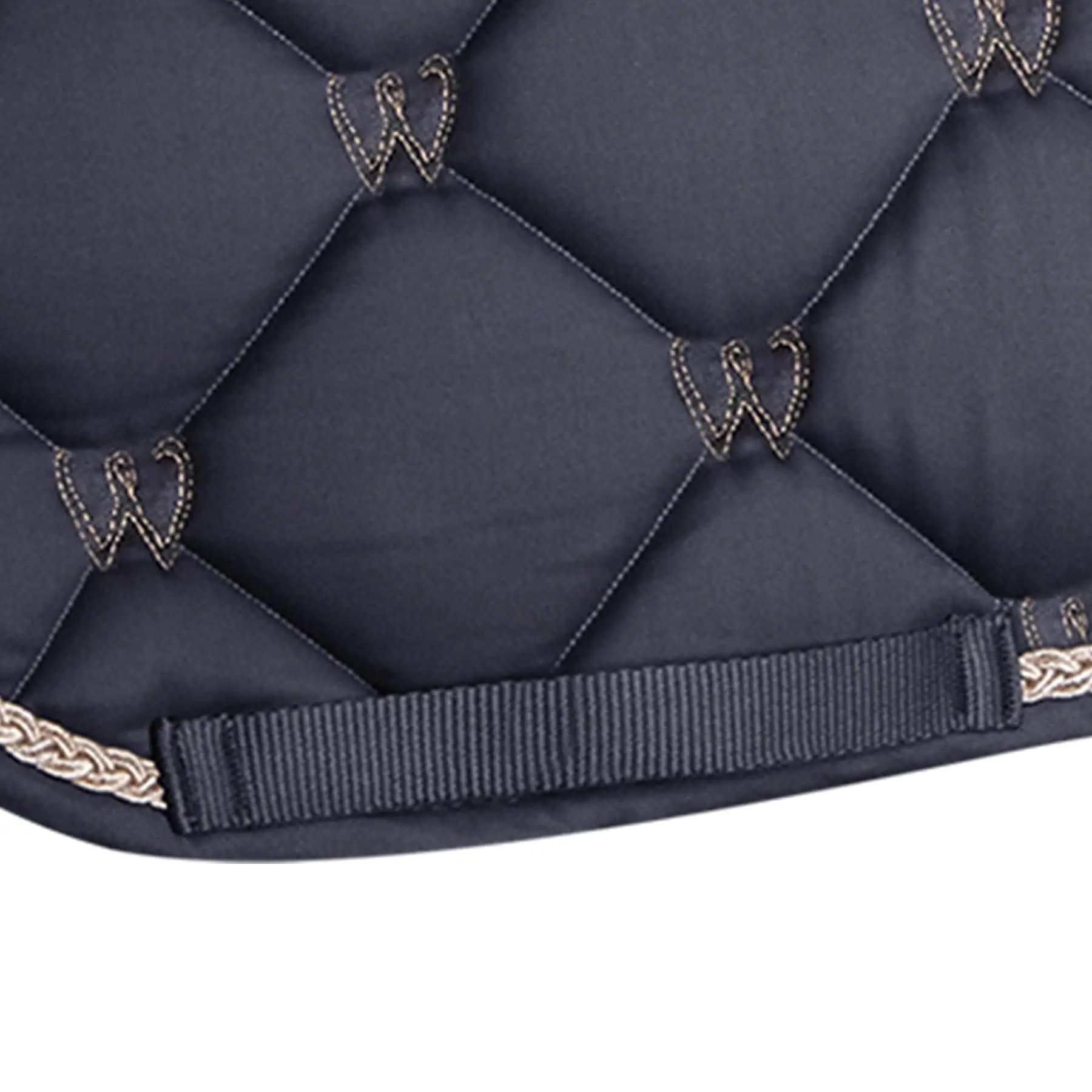 Valencia Saddle Pad dark blue/rose gold DR