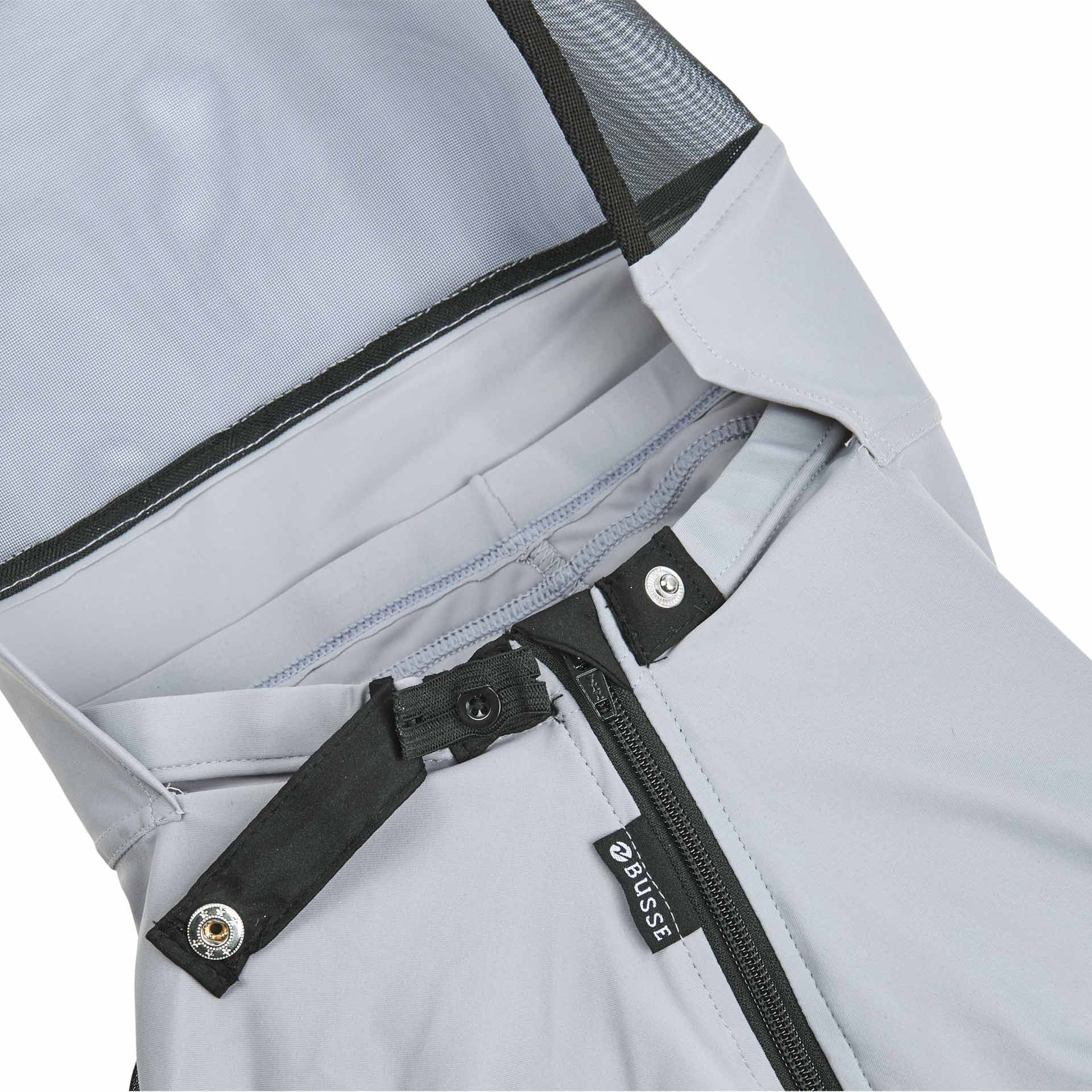 BUSSE légymaszk TWIN FIT FLEXI PLUS orrvédővel, flexibilis illeszkedéssel, részlet, zár