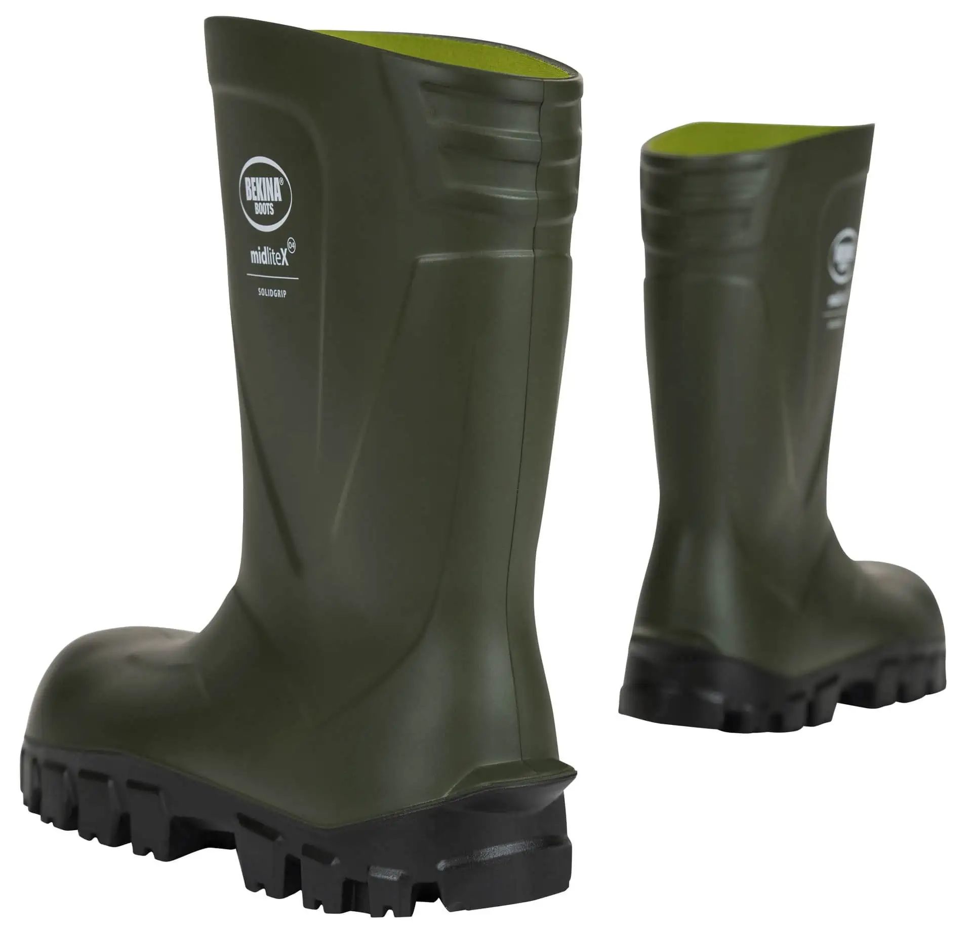 Bottes de sécurité Bekina S5 MidliteX Solidgrip, embout acier, vue de côté