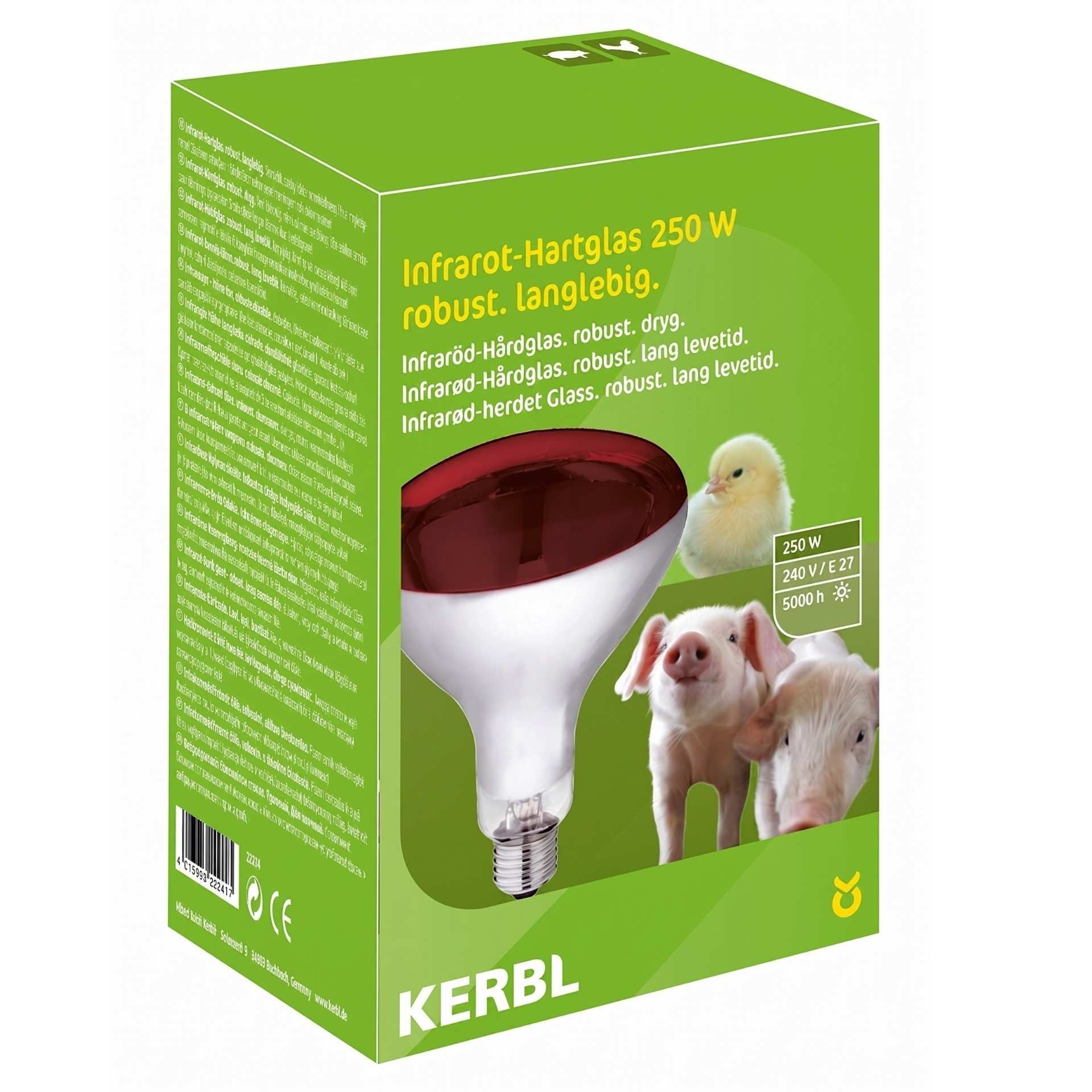 LED bulb, Infrarot-Herdglas?, green box, farming, piglet?