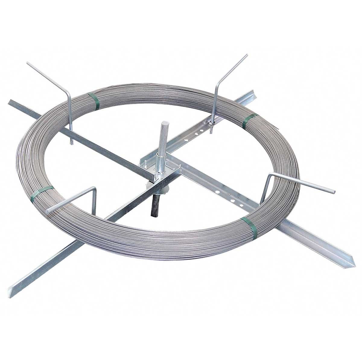 Dérouleur pour fil métallique de clôture électrique