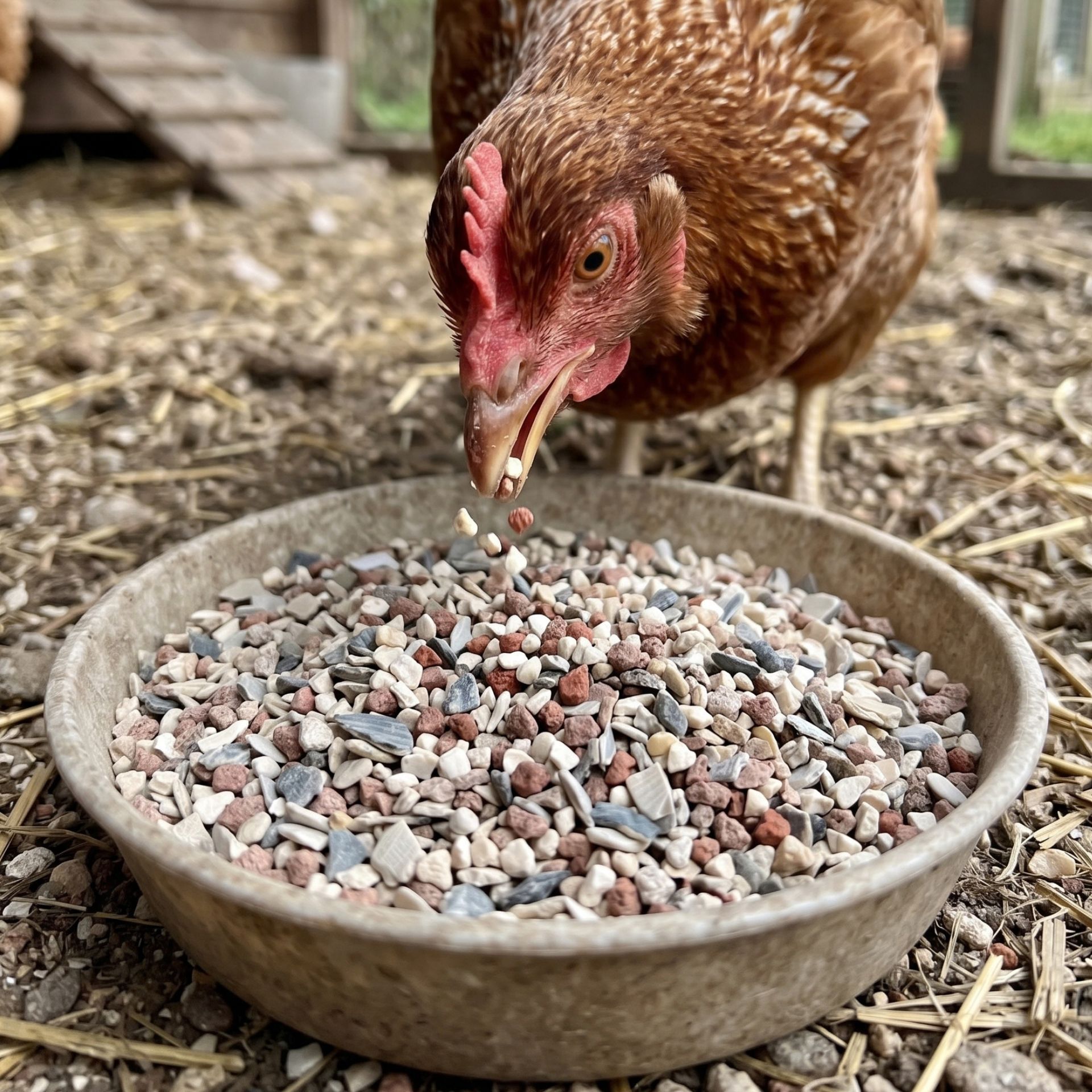 Agrarzone MineralGrit Plus musselgrit till höns med 23 % kalcium, 5 kg hink