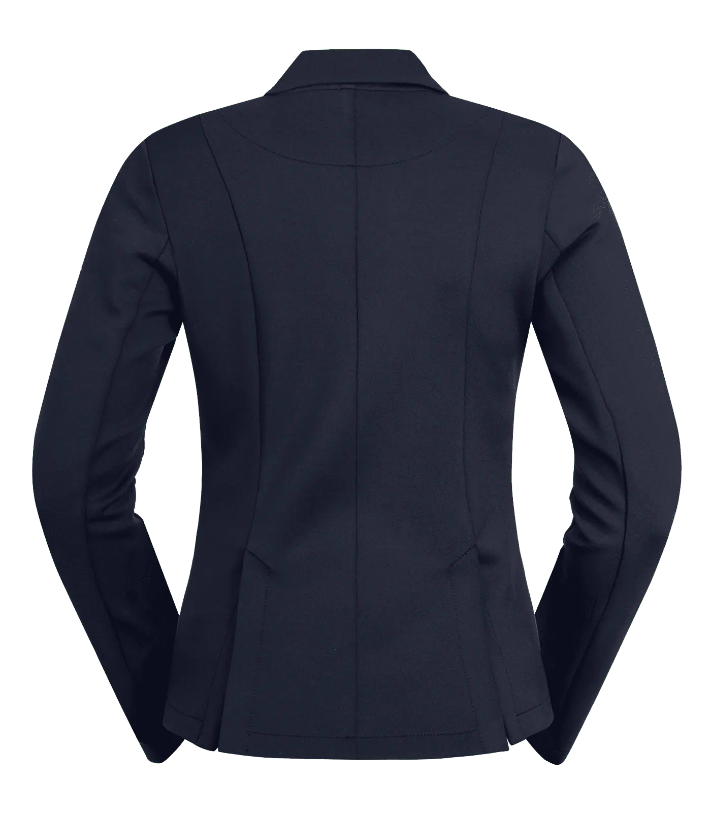ELT Veste de compétition Lina pour femmes, coupe cintrée avec strass, bleu profond, L