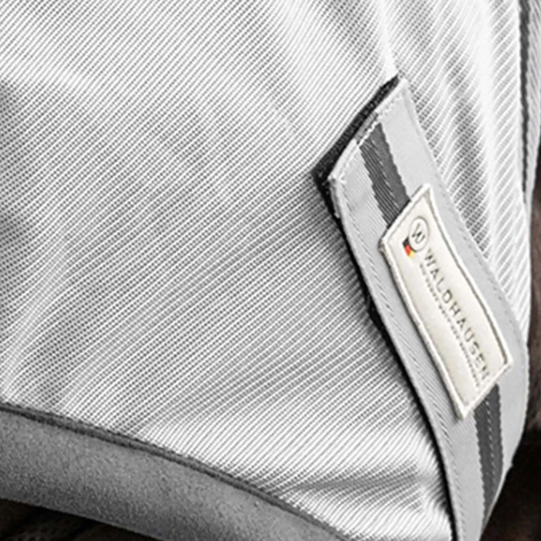 Waldhausen Masque anti-mouches PROTECT pour chevaux, détail, logo