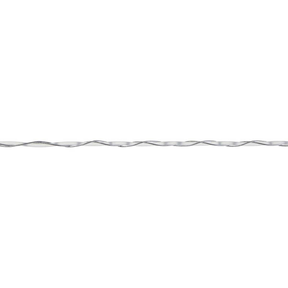 Fil de commande AKO pour clôture électrique, fil de fer 2x0,50 mm, détail, matière