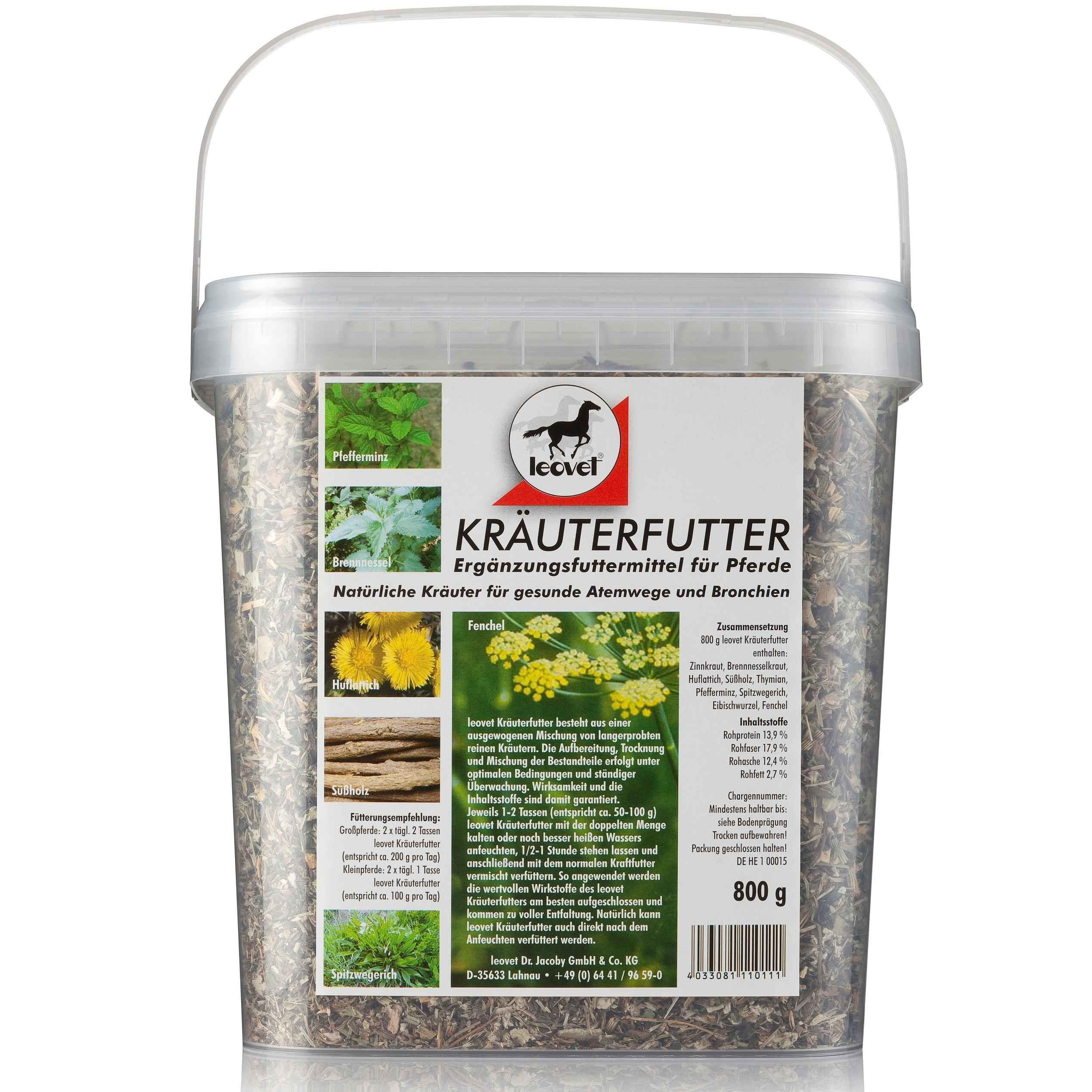Complément à base de plantes Leovet 800 gr