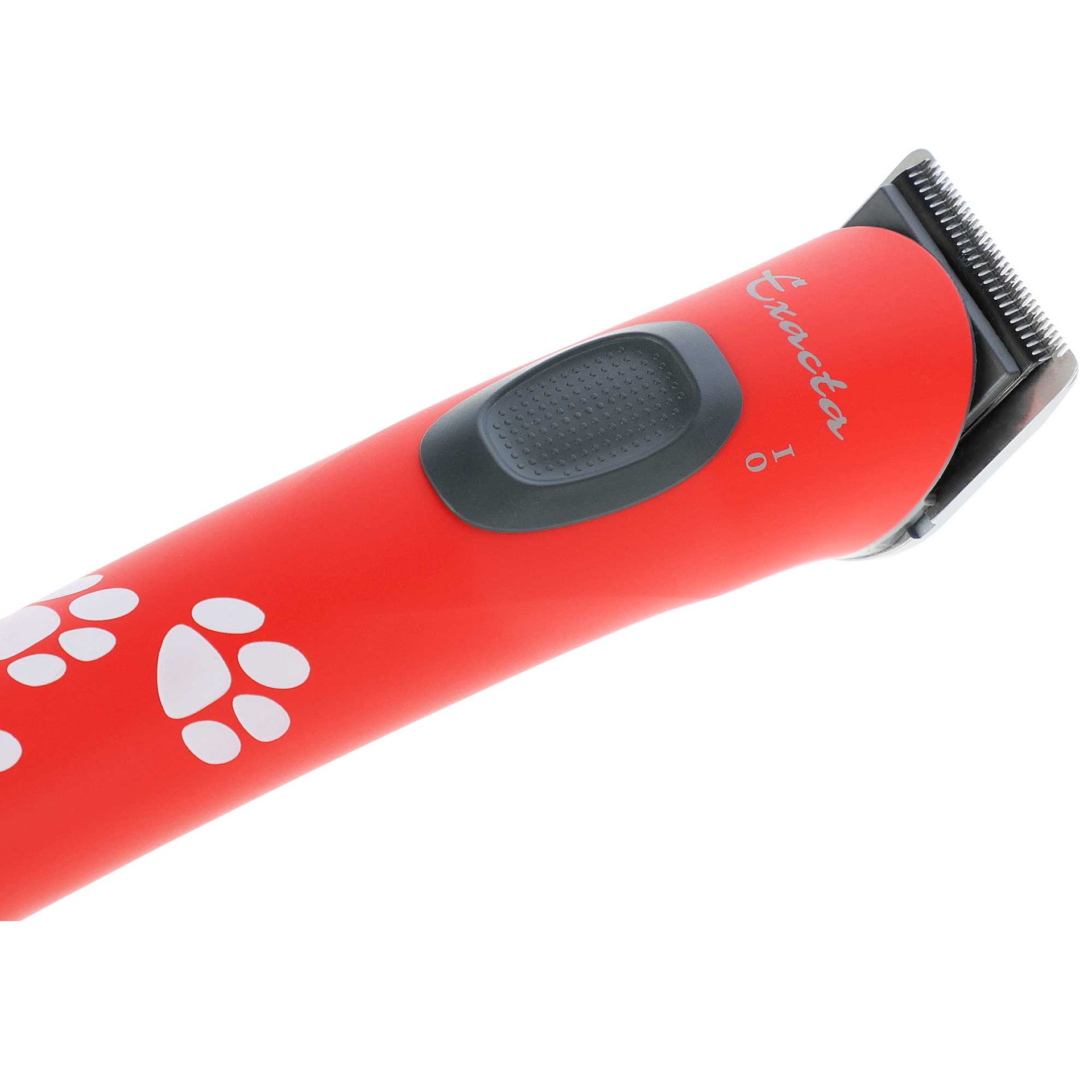 Tondeuse sans fil Aesculap Exacta rouge, tondeuse de précision, détail