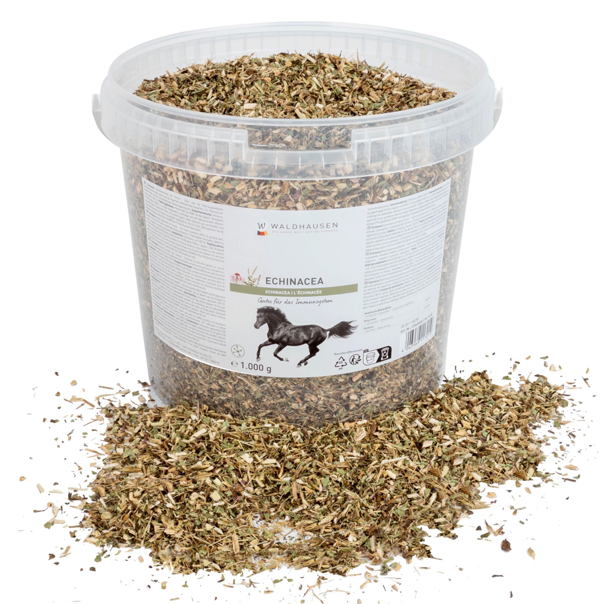 herbal mix, dried herbs, bucket, hay-like, equestrian plant