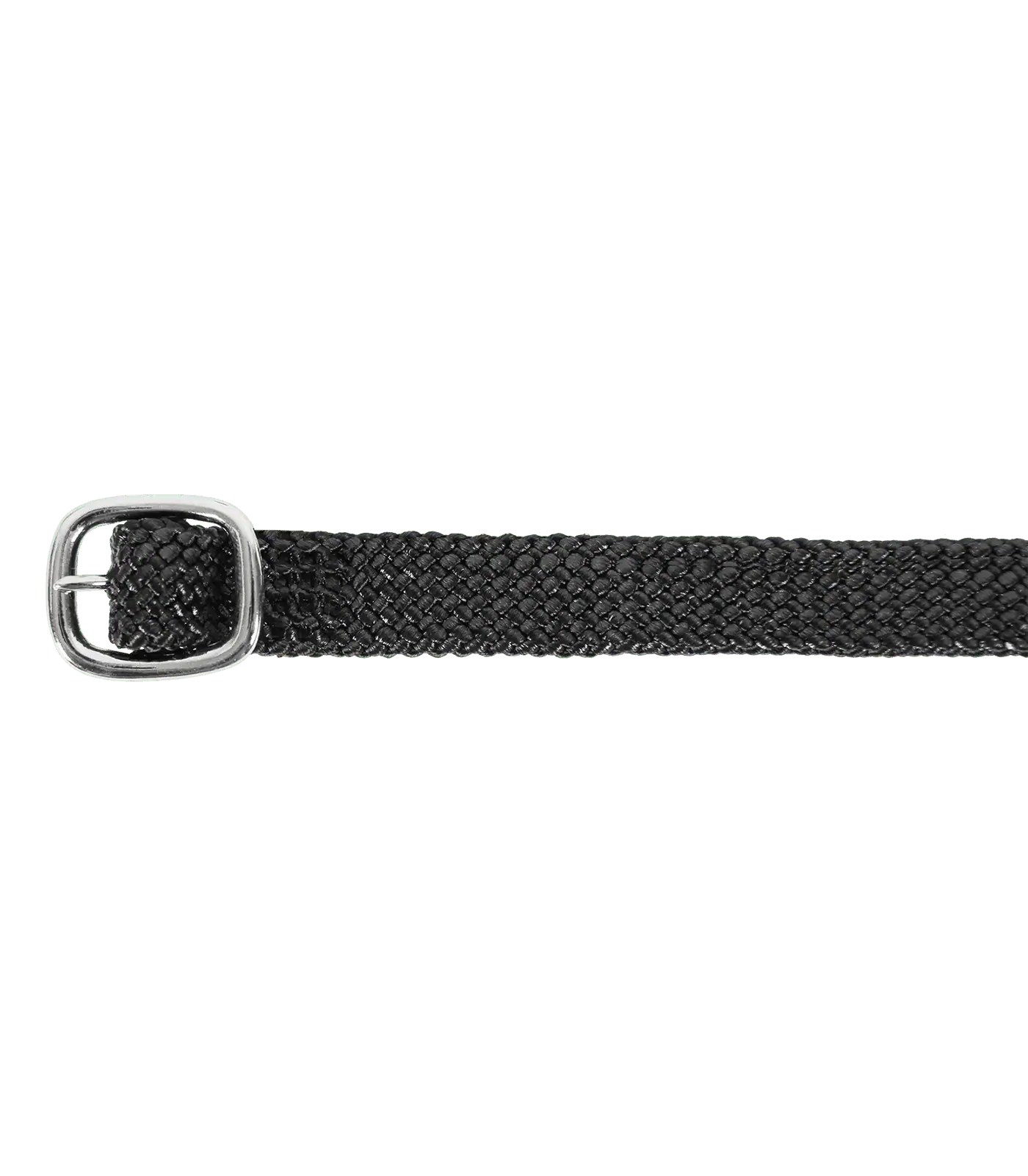 Waldhausen Sporenriemen Premium Nylon, stufenlos verstellbar, schwarz/silber