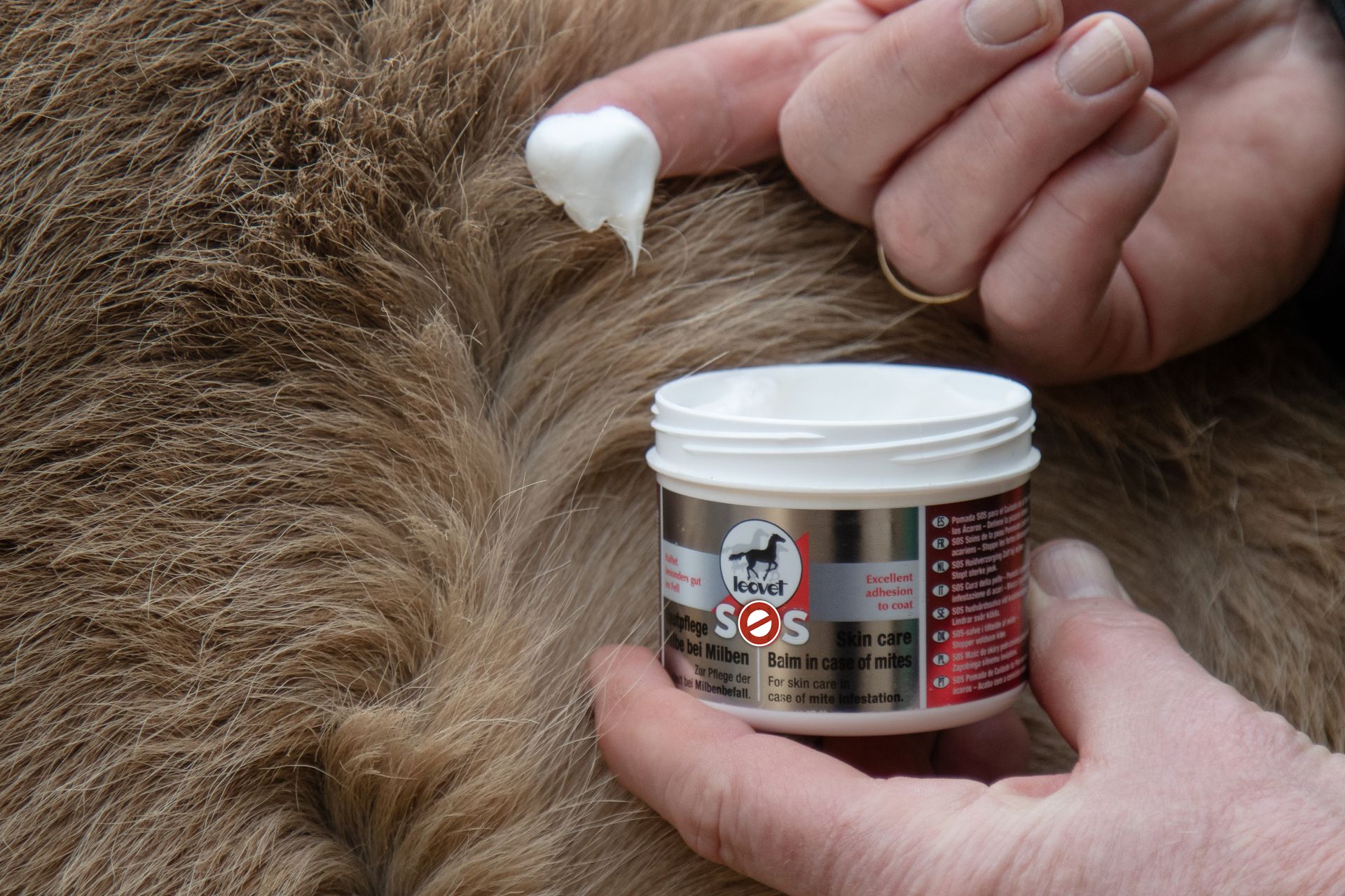 Leovet SOS Skin Care Balm for Mites and Parasites, 150 ml