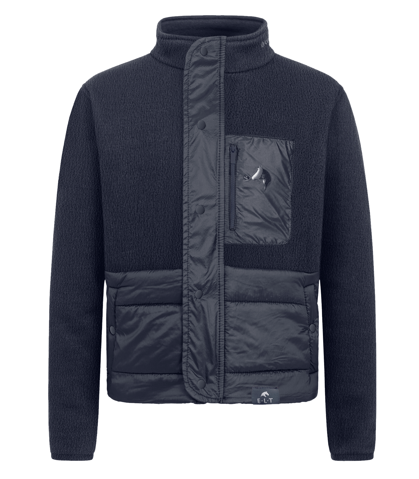 ELT Gilet matelassé Lucky Milu, Enfant – coupe-vent, polaire, veste matelassée Lucky Malou bleu profond 134/140