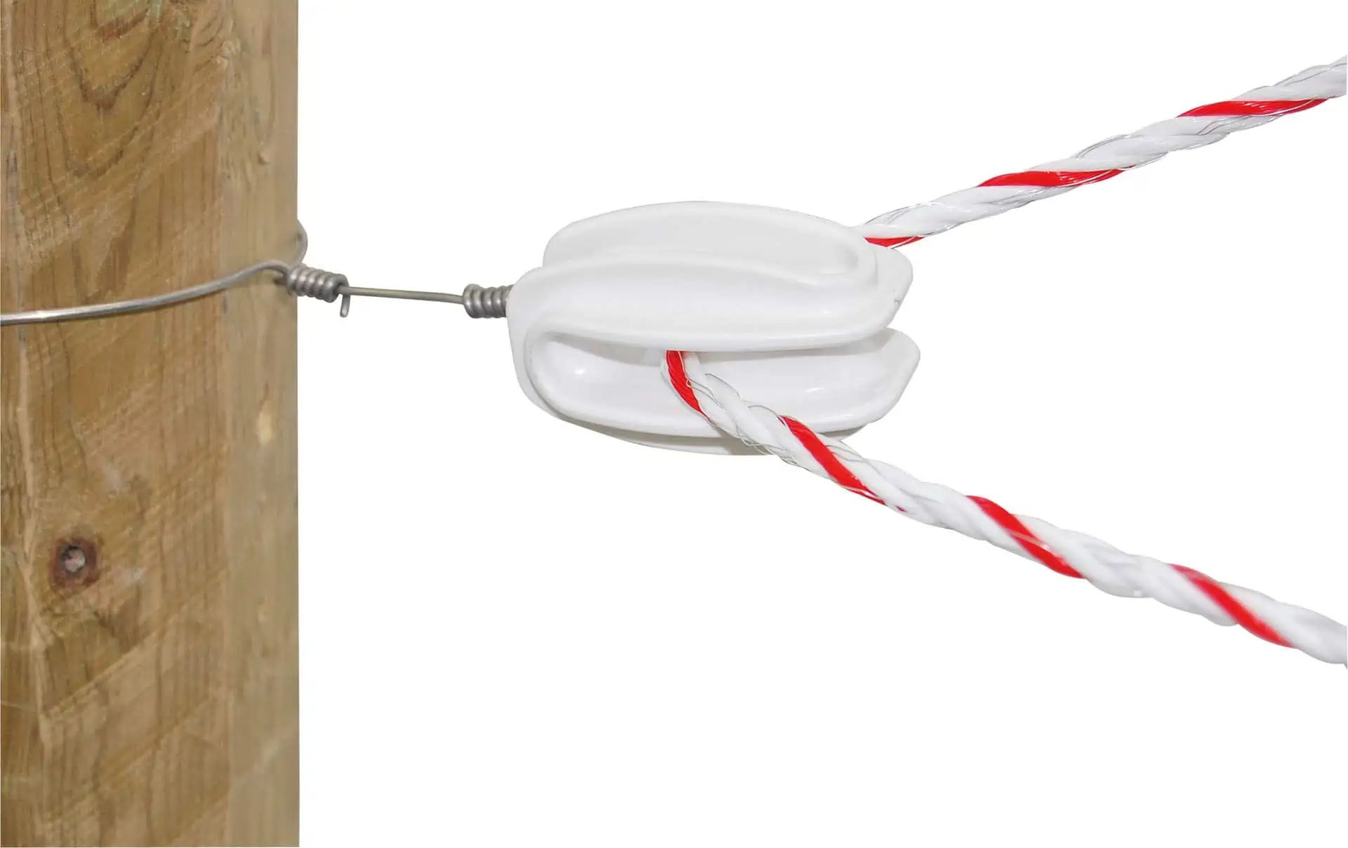 Isolatore di tensione Kerbl in fibra di vetro, isolatore d'angolo per recinzioni, dettaglio, isolatore