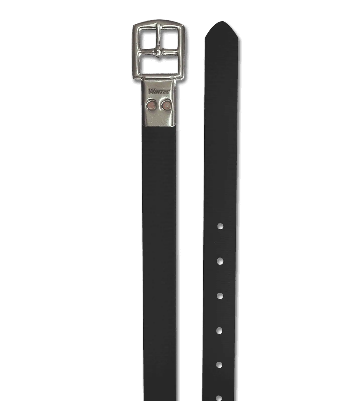 Wintec Slimline Steigbügelriemen, extra flach, 25 mm breit, schwarz 140 cm