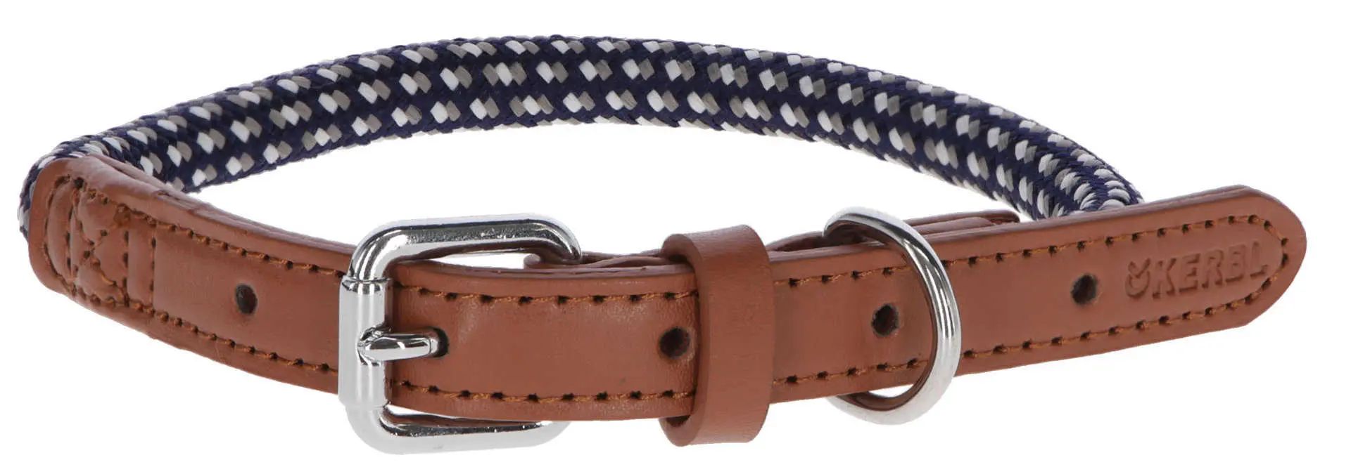 Kerbl Collier Phoenix Chien, Rond, Boucle Roulante, Bleu