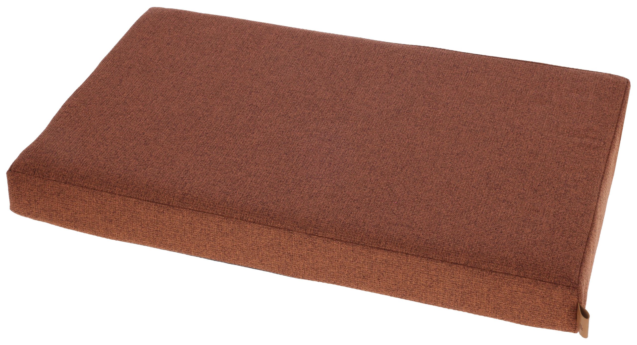 sofa, cushion, brown, fabric, rectangular
