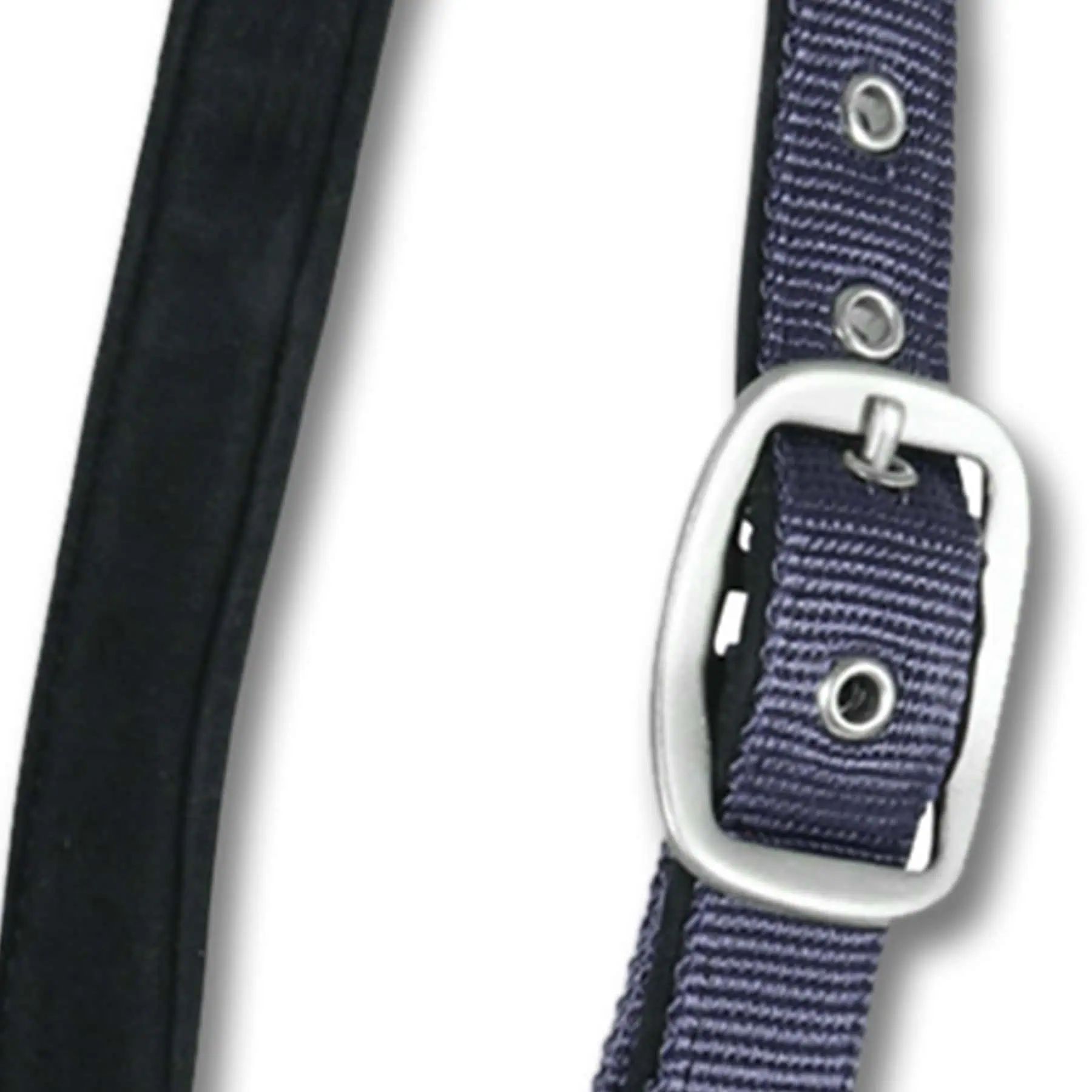 Licol Satin Waldhausen en Perlon, doublé doux et réglable, FULL, bleu