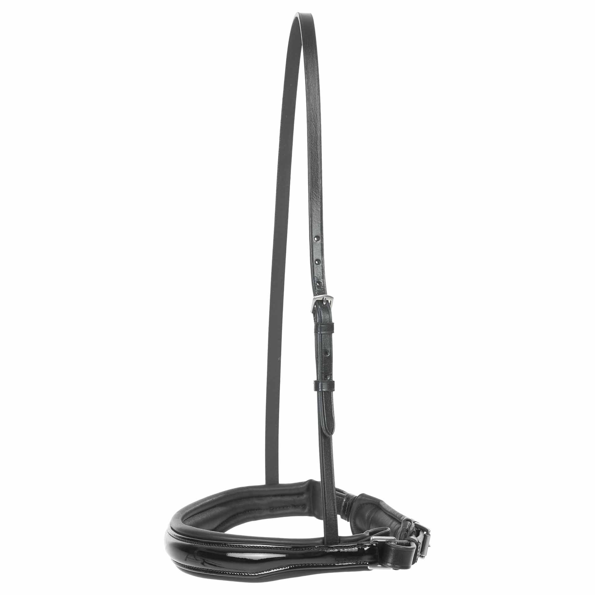 BUSSE Caveson COMFORT-KANDARE II, din piele întoarsă COB negru/negru