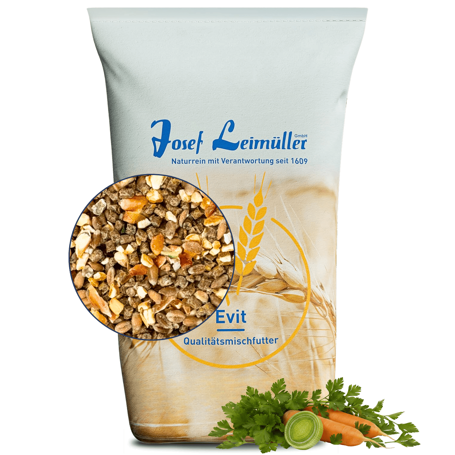 Leimüller Hühnermüsli Fitness 25 kg, Verpackung