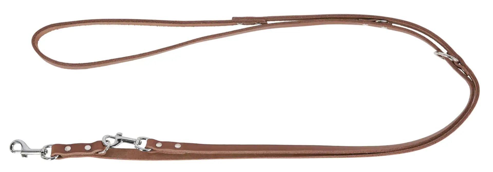 MEXICA Guide Leash taupe 12 mm, 200 cm riveted