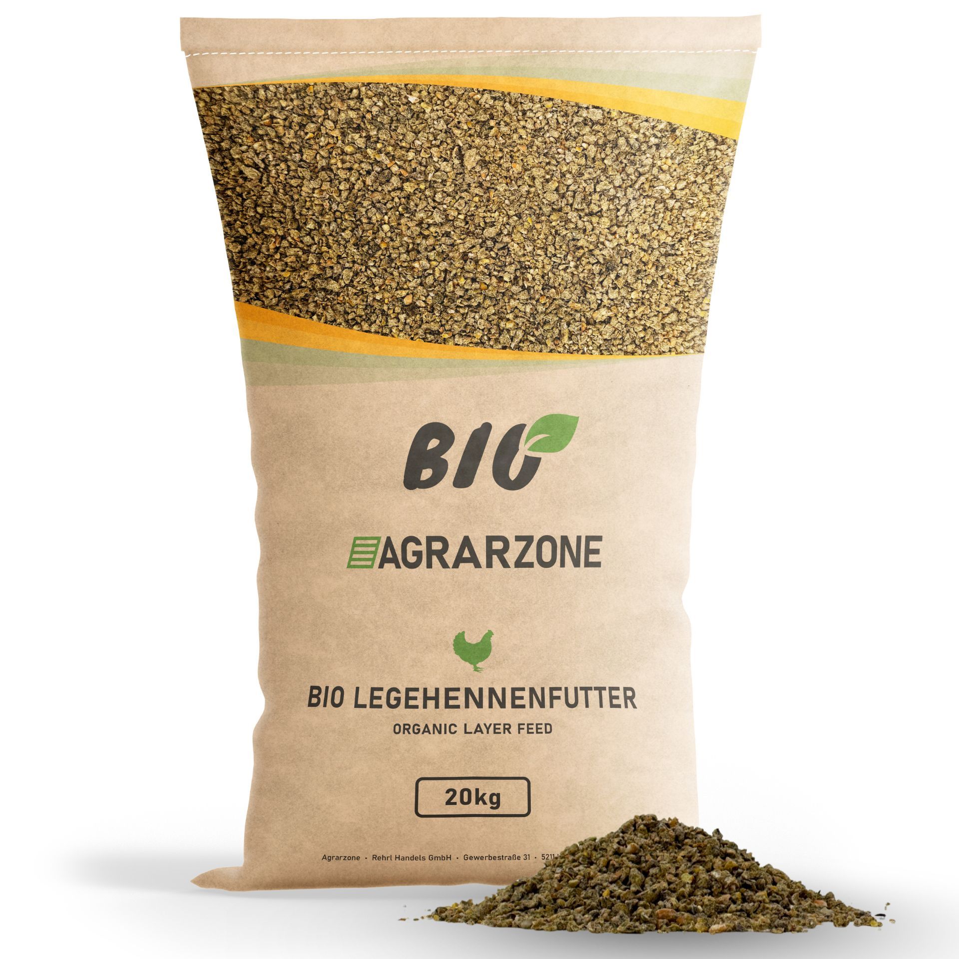 Agrarzone Bio Legehennenfutter granuliert gegen Milben 20 kg