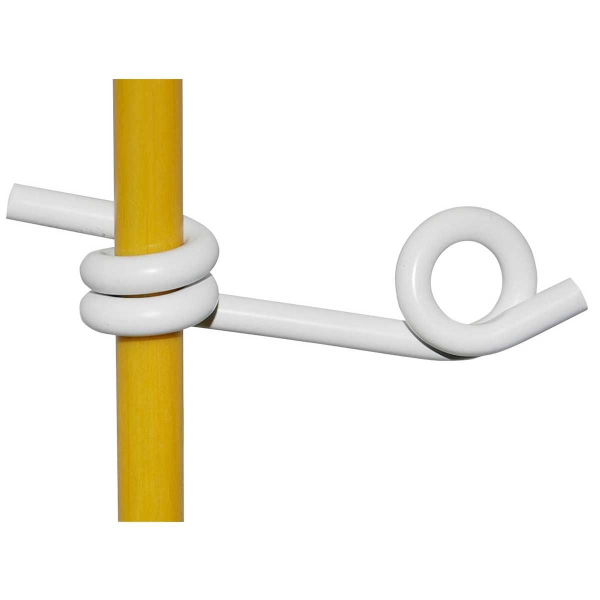 AKO Occhiello in plastica 12 mm per paletto rotondo, filo, corda, nastro