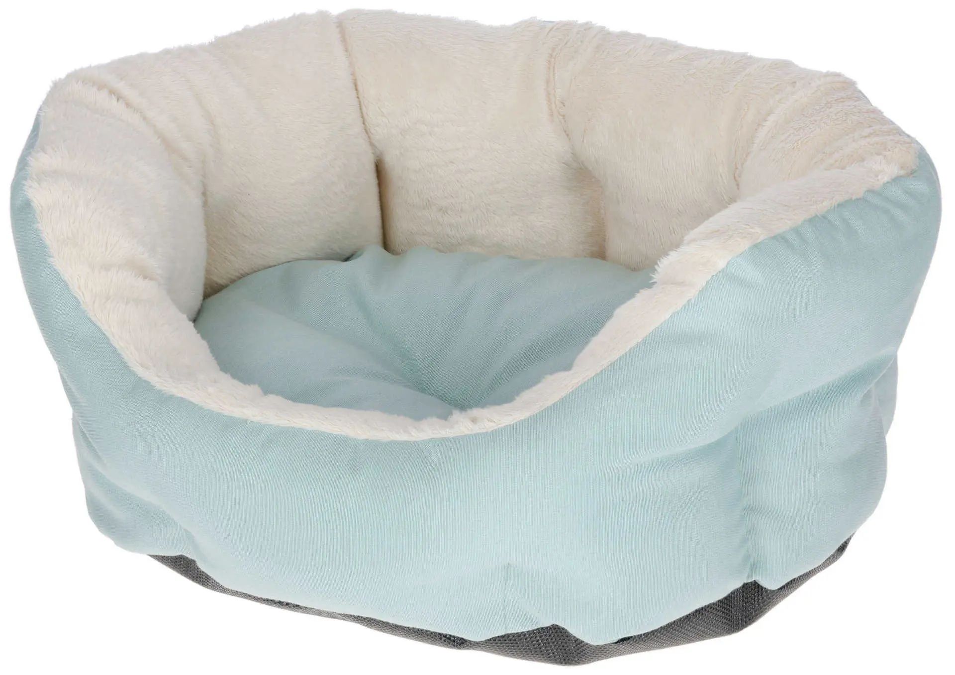 Kerbl Cuccia per Cuccioli Turchese, Peluche, 45 x 40 x 20 cm
