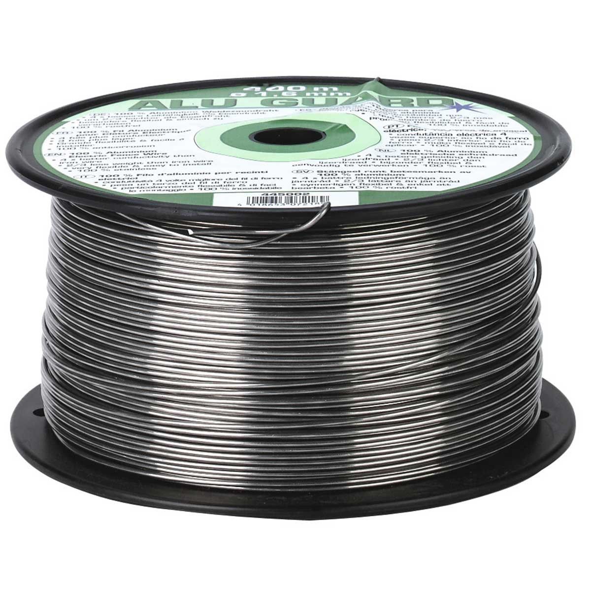 AKO Fil de clôture électrique en aluminium ALU GUARD 400 m, 1,8 mm