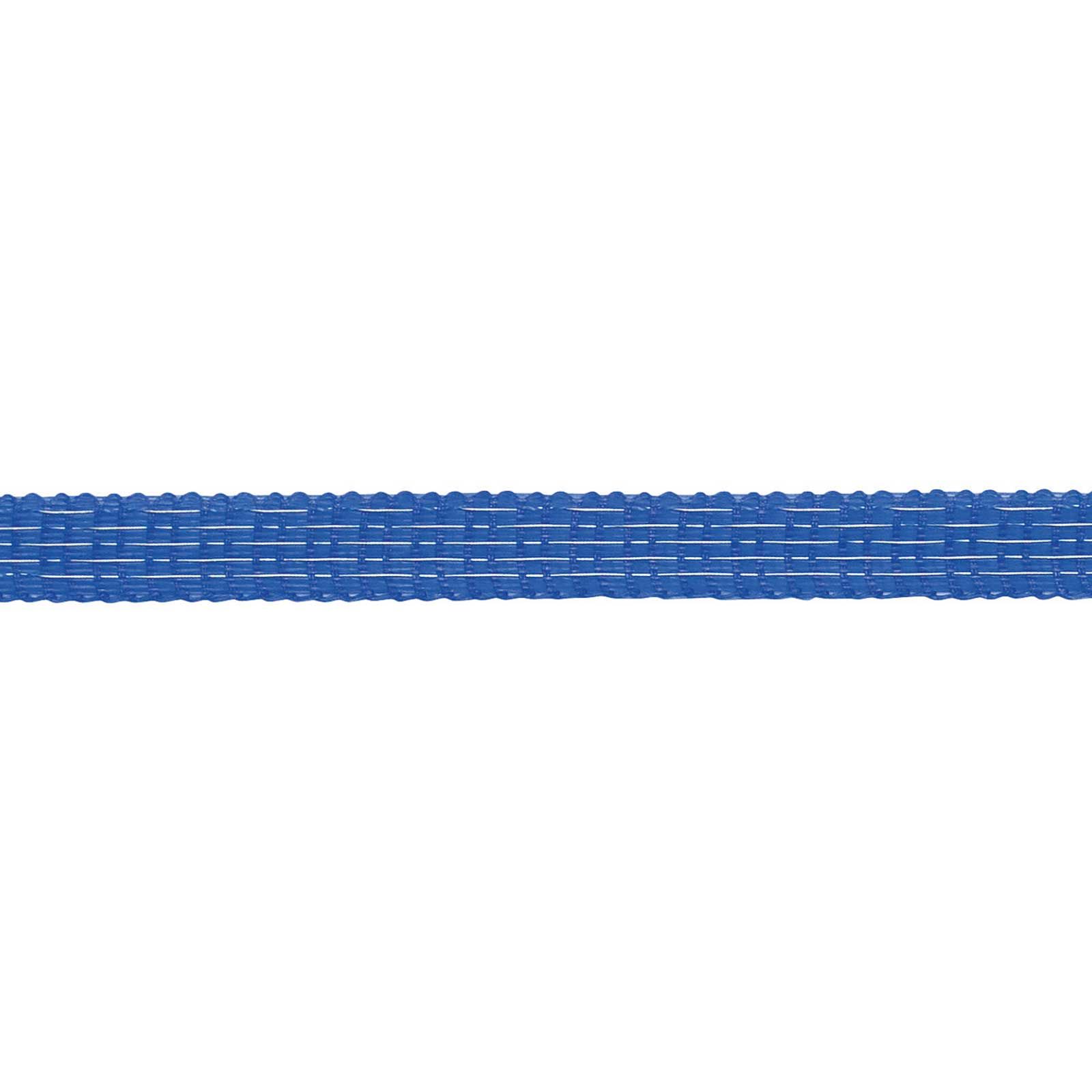 AKO Fencing 449582 TopLine Plus Weidezaunband, Neongelb/Blau, 4 Leiter, 200m Länge, 12mm Breite