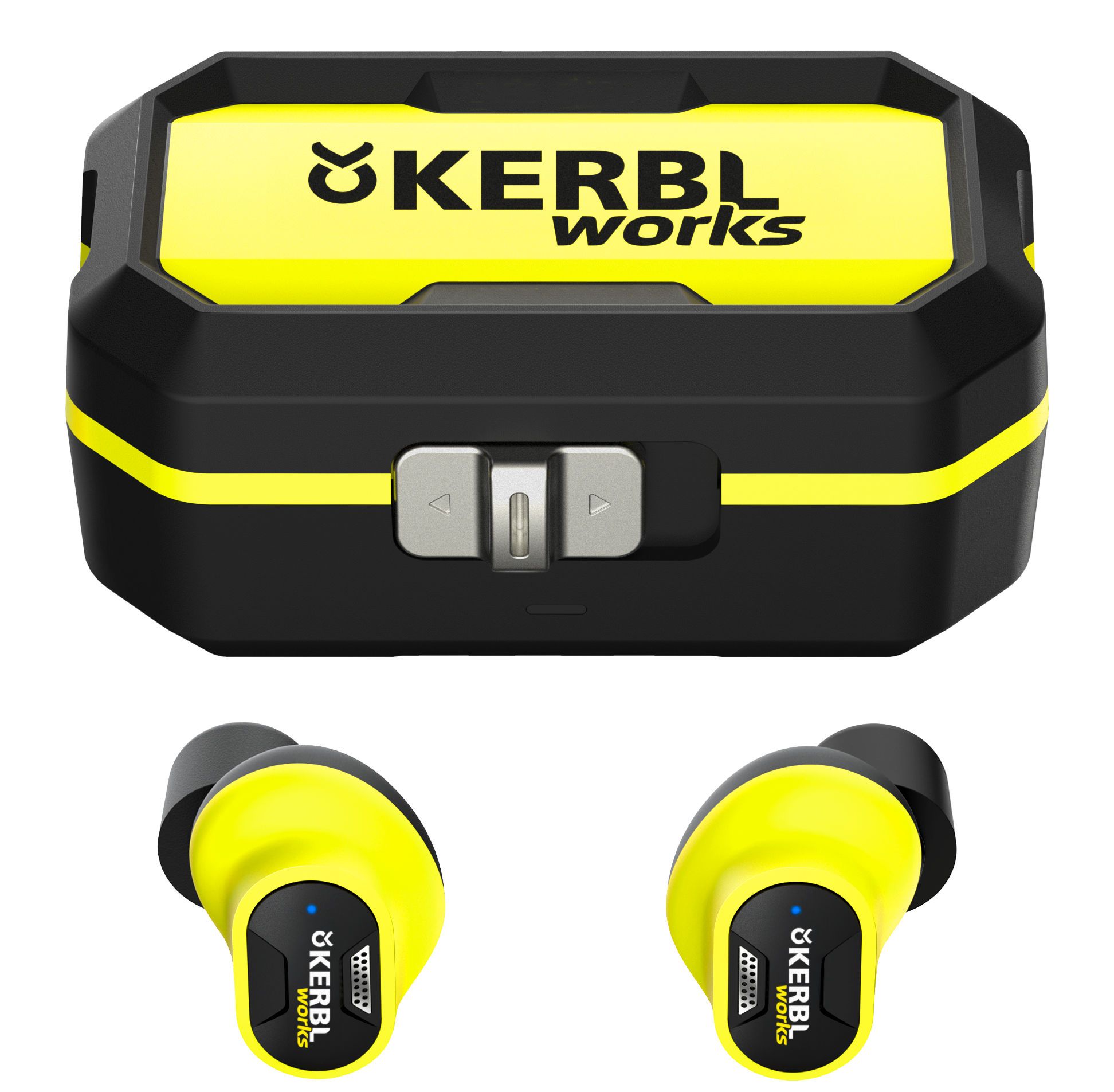 hülle, Ladehülle, Kopfhörer, Sport, Gelb