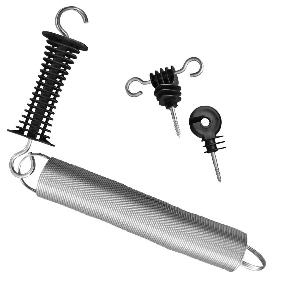 Agrarzone Torgriff-Set mit Feder und 2x Torgriffisolatoren, Set