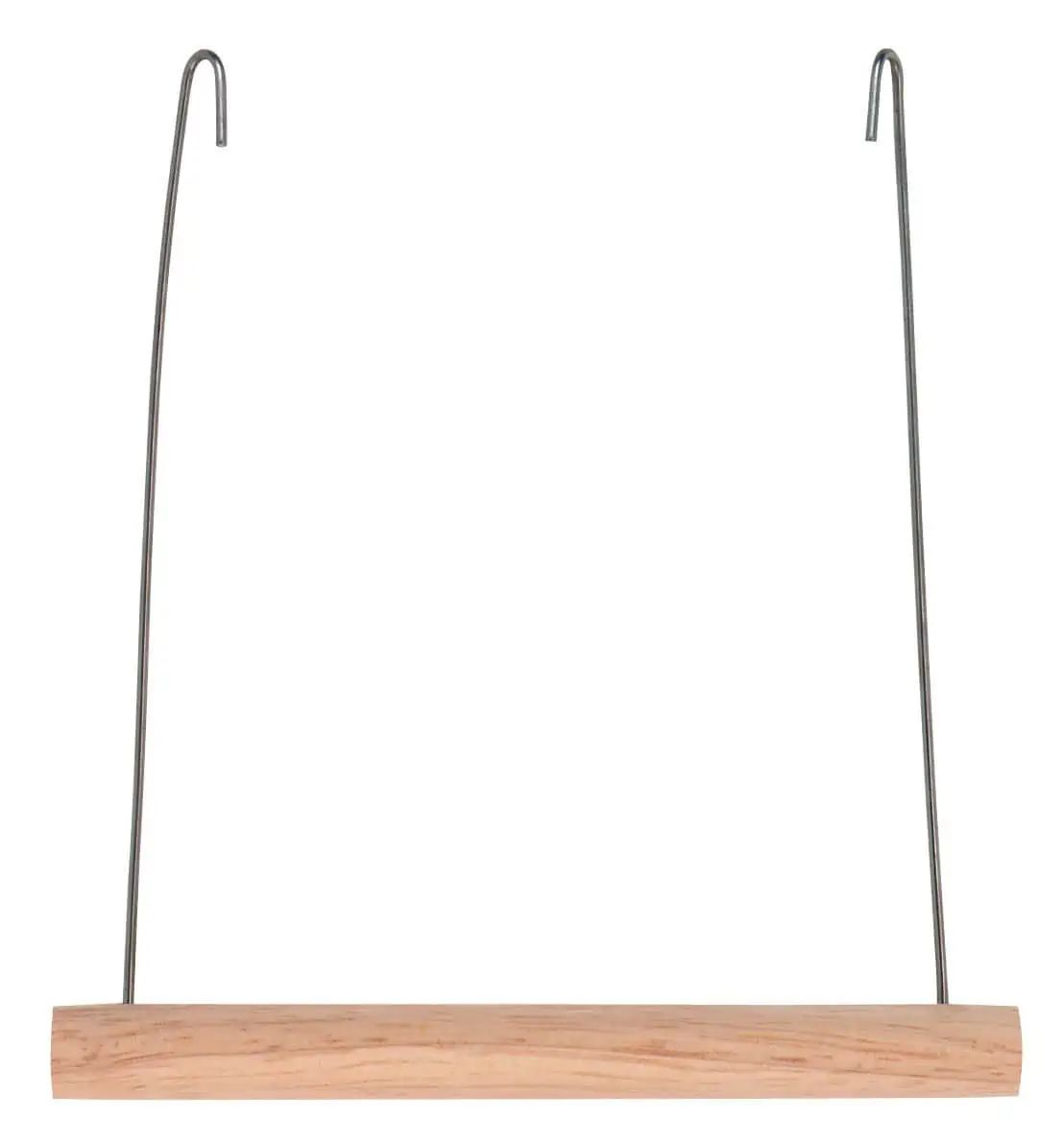 Kerbl Pet Leagăn din lemn pentru păsări, 12 x 13,5 cm, set de 3