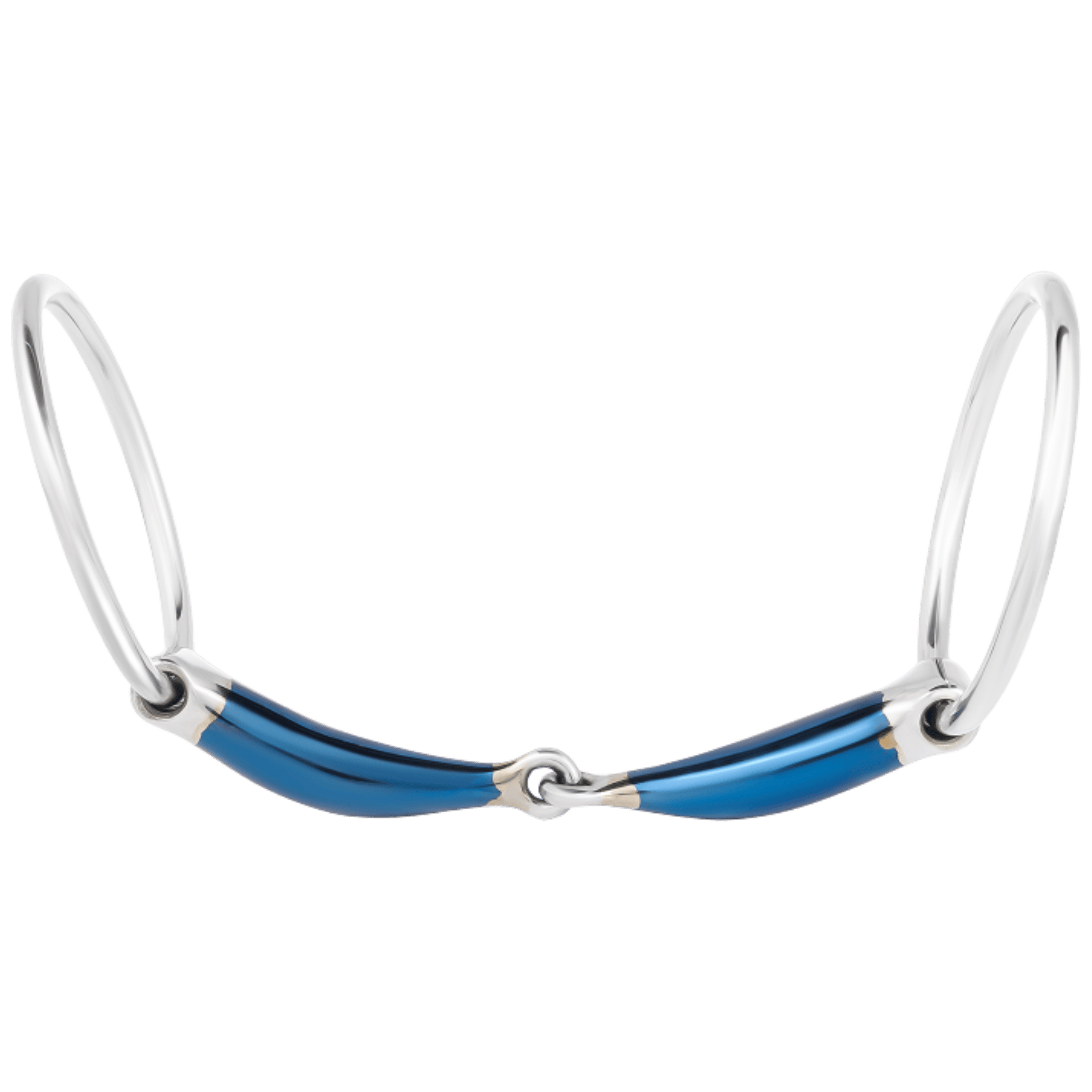 Waldhausen Sweet Iron Mors Anneaux Mobiles, brisure simple, pour Chevaux, vue de face