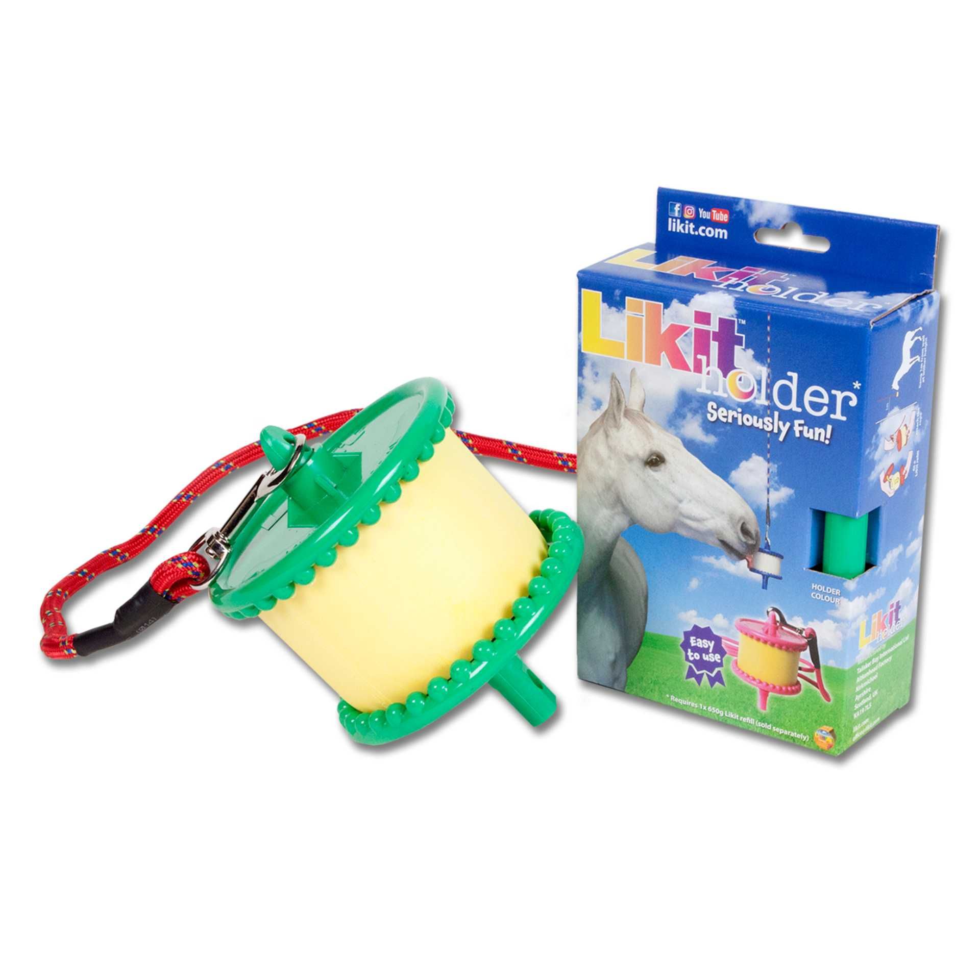 Likit Support pour pierre à lécher, jouet anti-ennui cheval 625 g, emballage