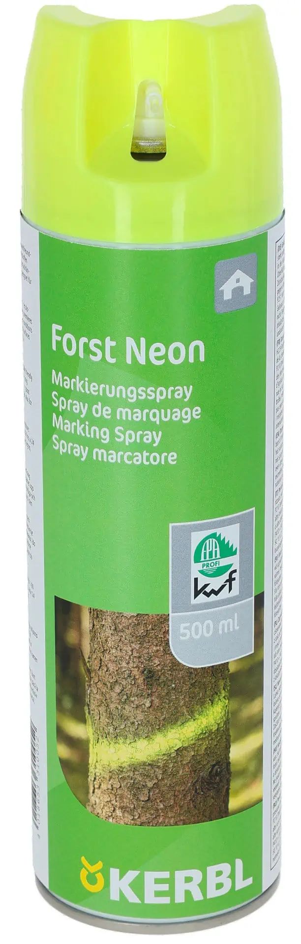 Kerbl Spray de marquage Forst Neon, haute visibilité, 500 ml