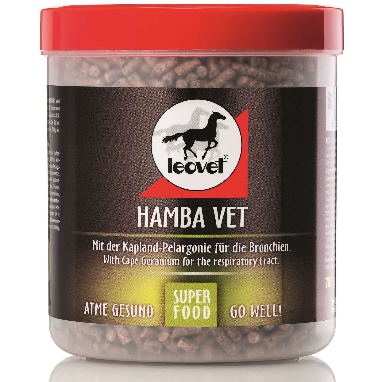 leovet Hamba-Vet Complément alimentaire pour chevaux, 700 g, emballage