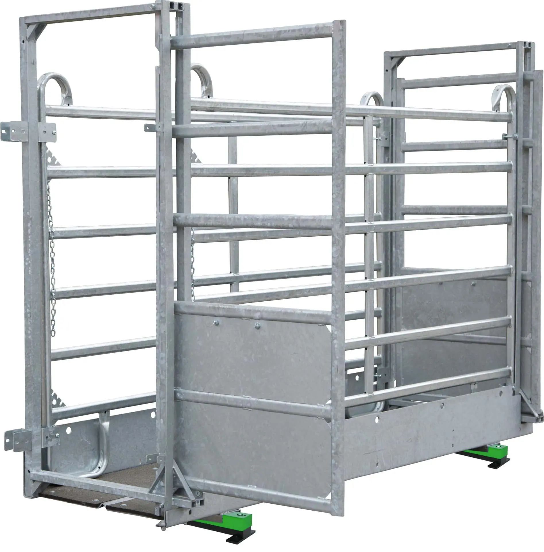 Passe de pesée aniscale (plate-forme de pesée, 2 panneaux, 2 portes)