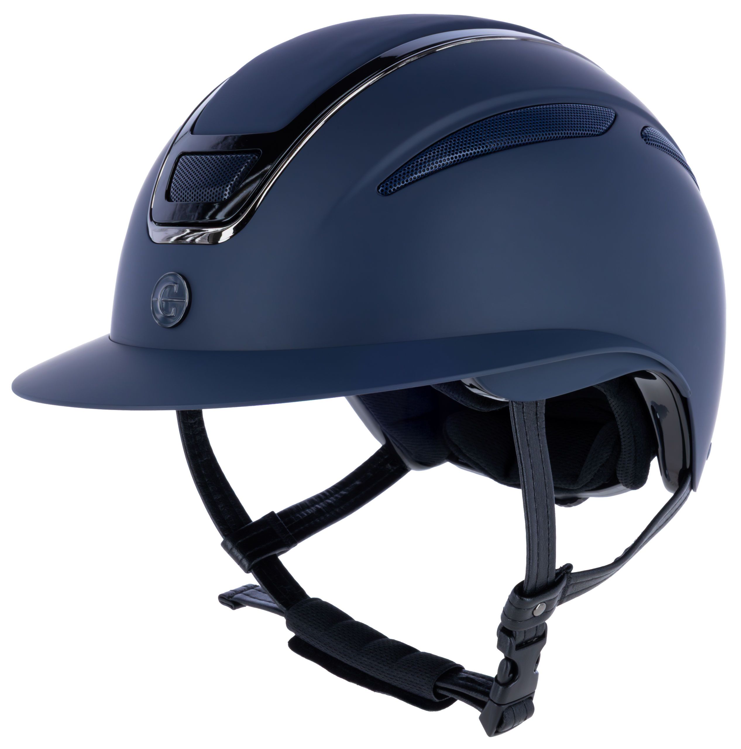 helmet, bicycle, blue, ventilation, chinstrap