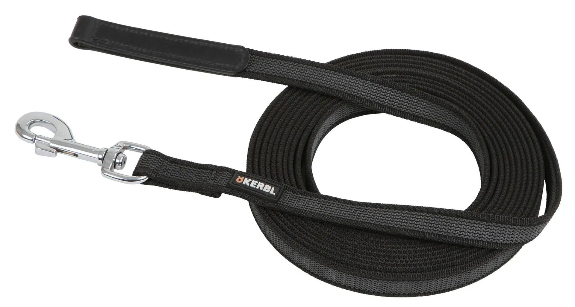 Kerbl Guinzaglio Antislip gommato con moschettone per cani