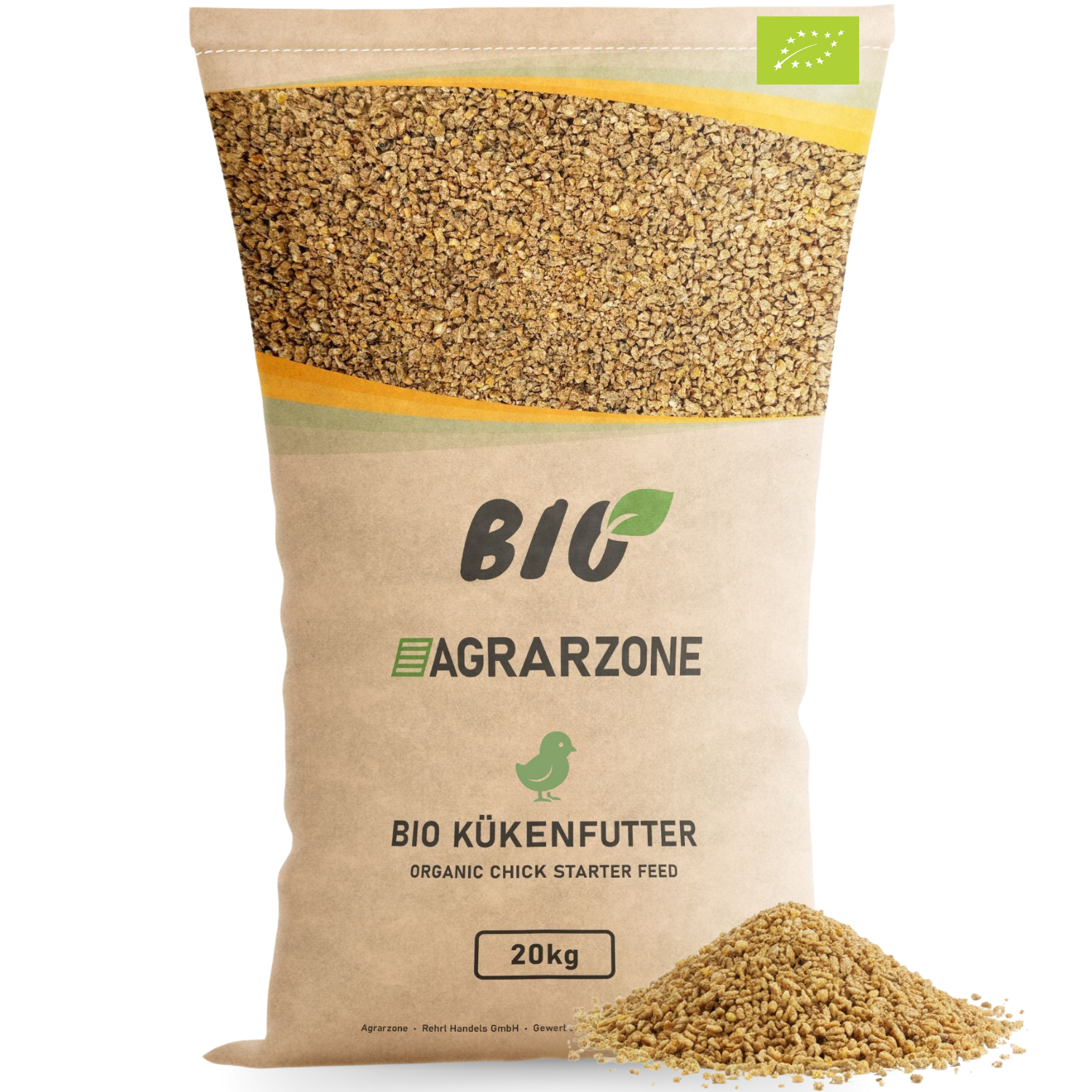 Nourriture Bio Agrarzone pour poussins en granulés 20 kg
