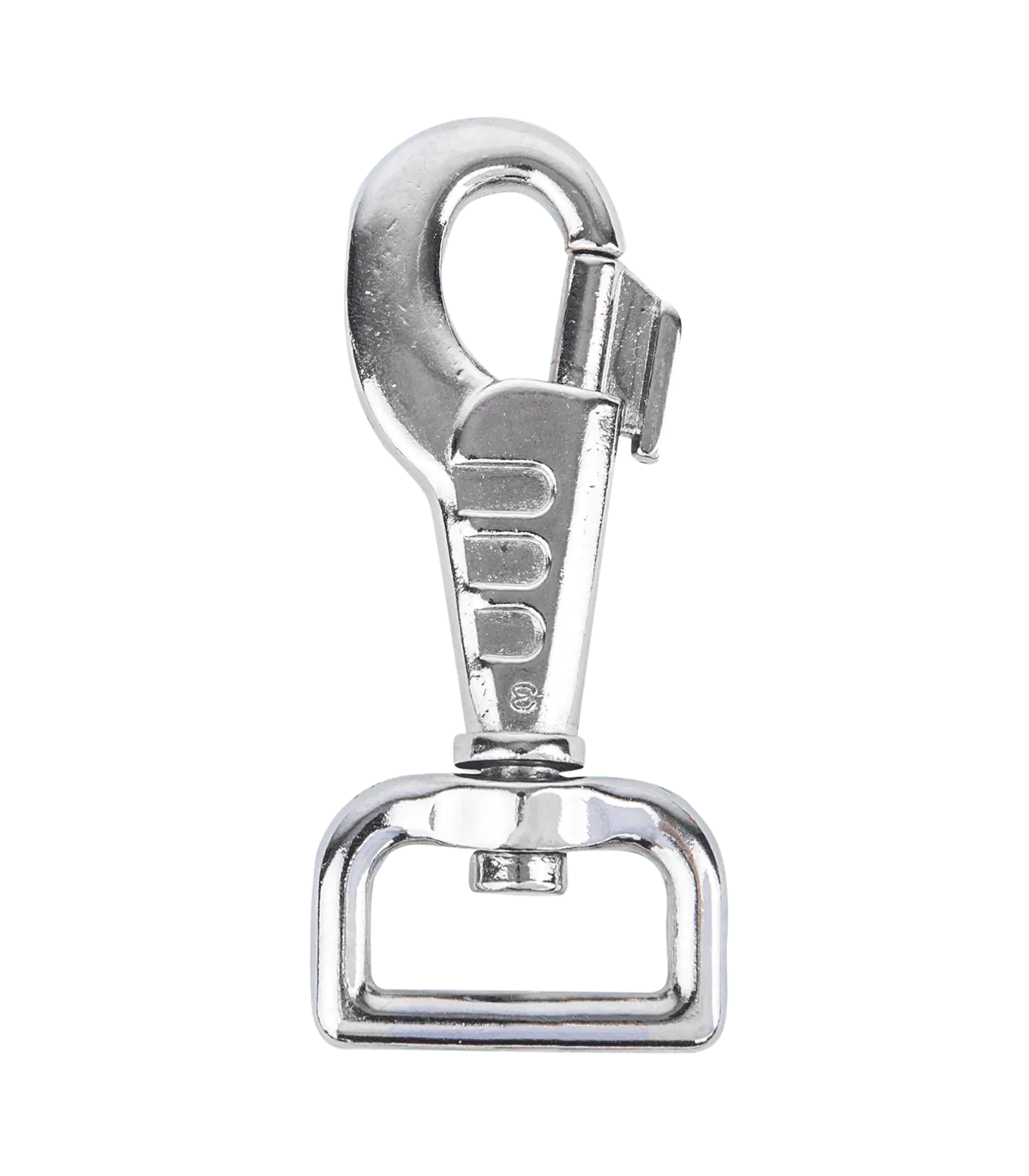 Waldhausen Karabinerhorog D-Gyűrűvel Kötőfékhez & Vezetőszárhoz, 8 cm