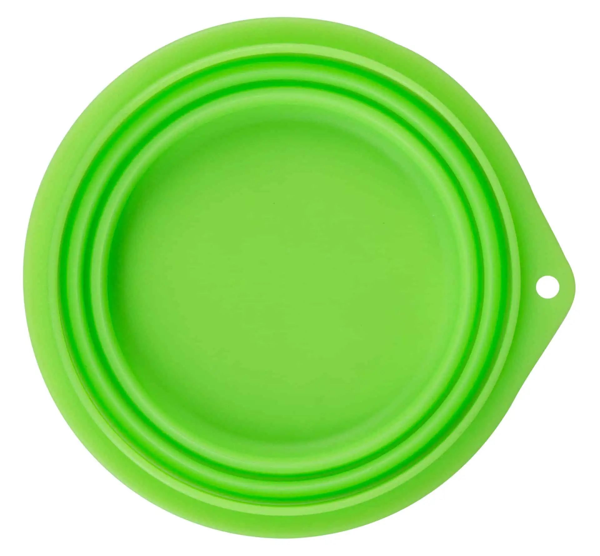 Kerbl Gamelle de Voyage Silicone Pliable pour Chien & Chat, 1 L, vue de dessus
