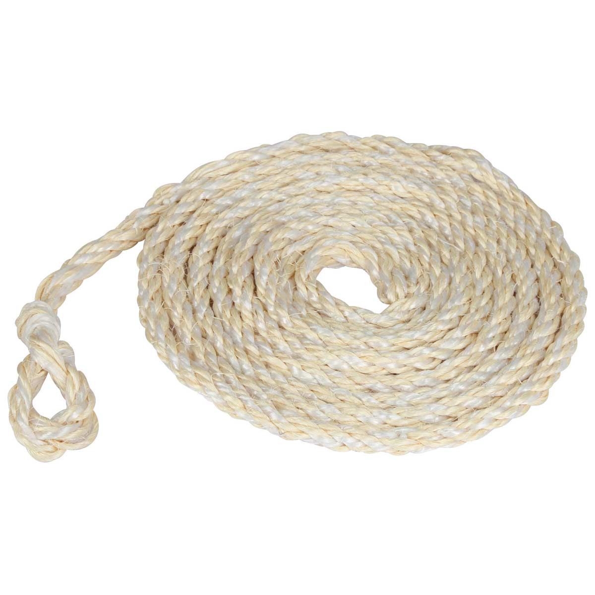 Corde de transport pour bétail Kerbl, 320 cm, 12 mm, sisal-PP, avec grande boucle