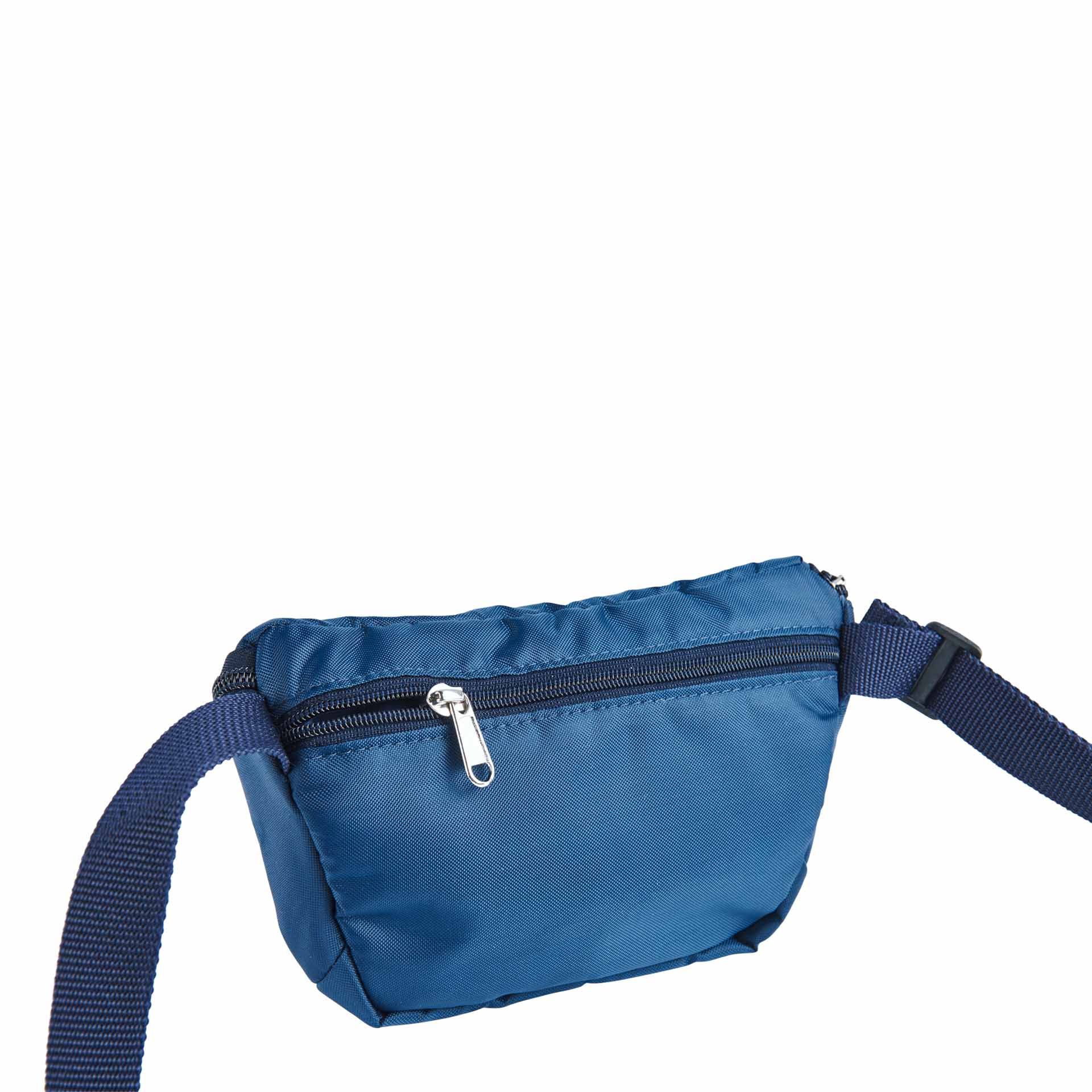 Sacoche ceinture BUSSE RIO pour cavaliers, sangle réglable, bleu marine/gris