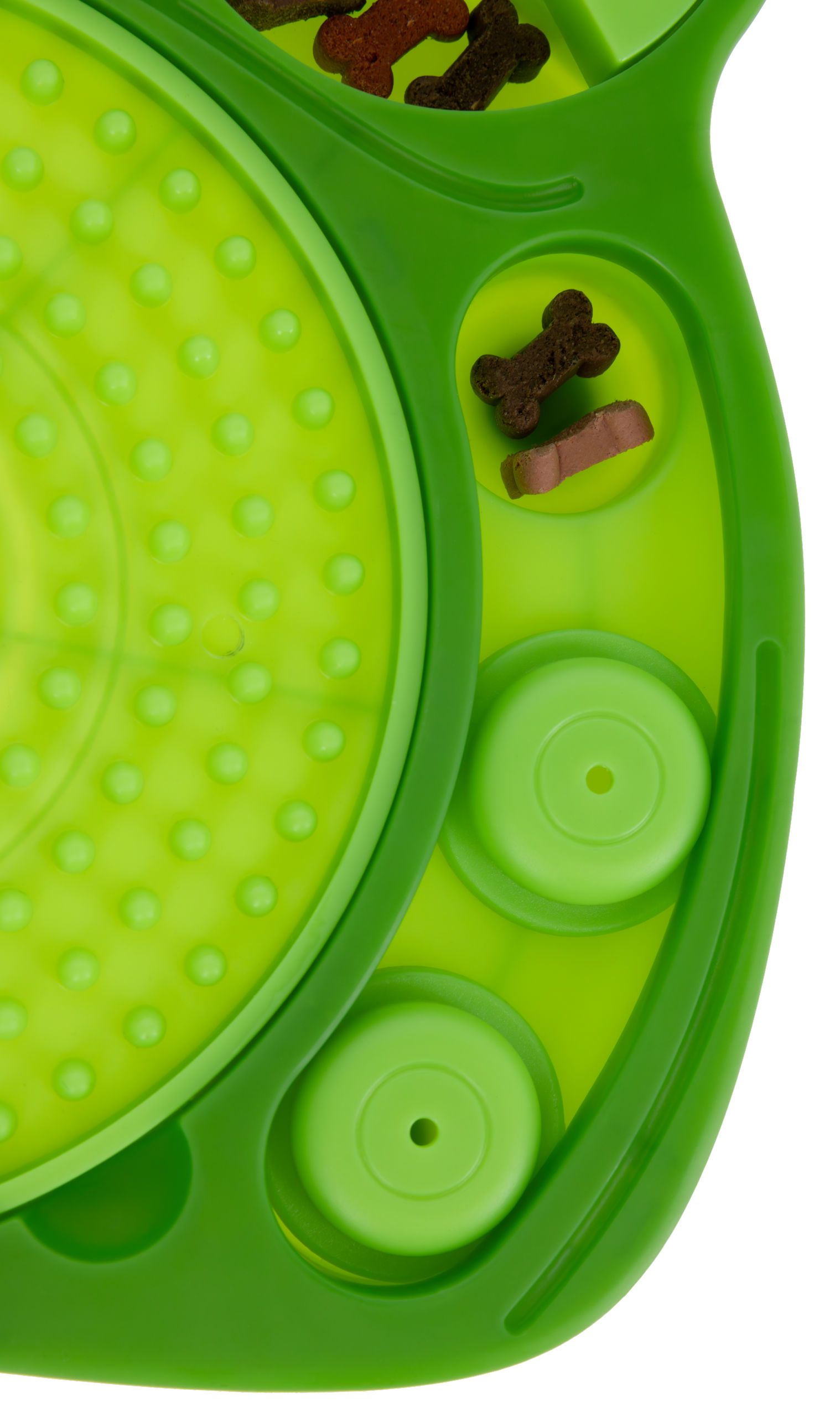 Kerbl Pet Intelligenzspielzeug Frosch mit Schleckteller, 24,5 cm
