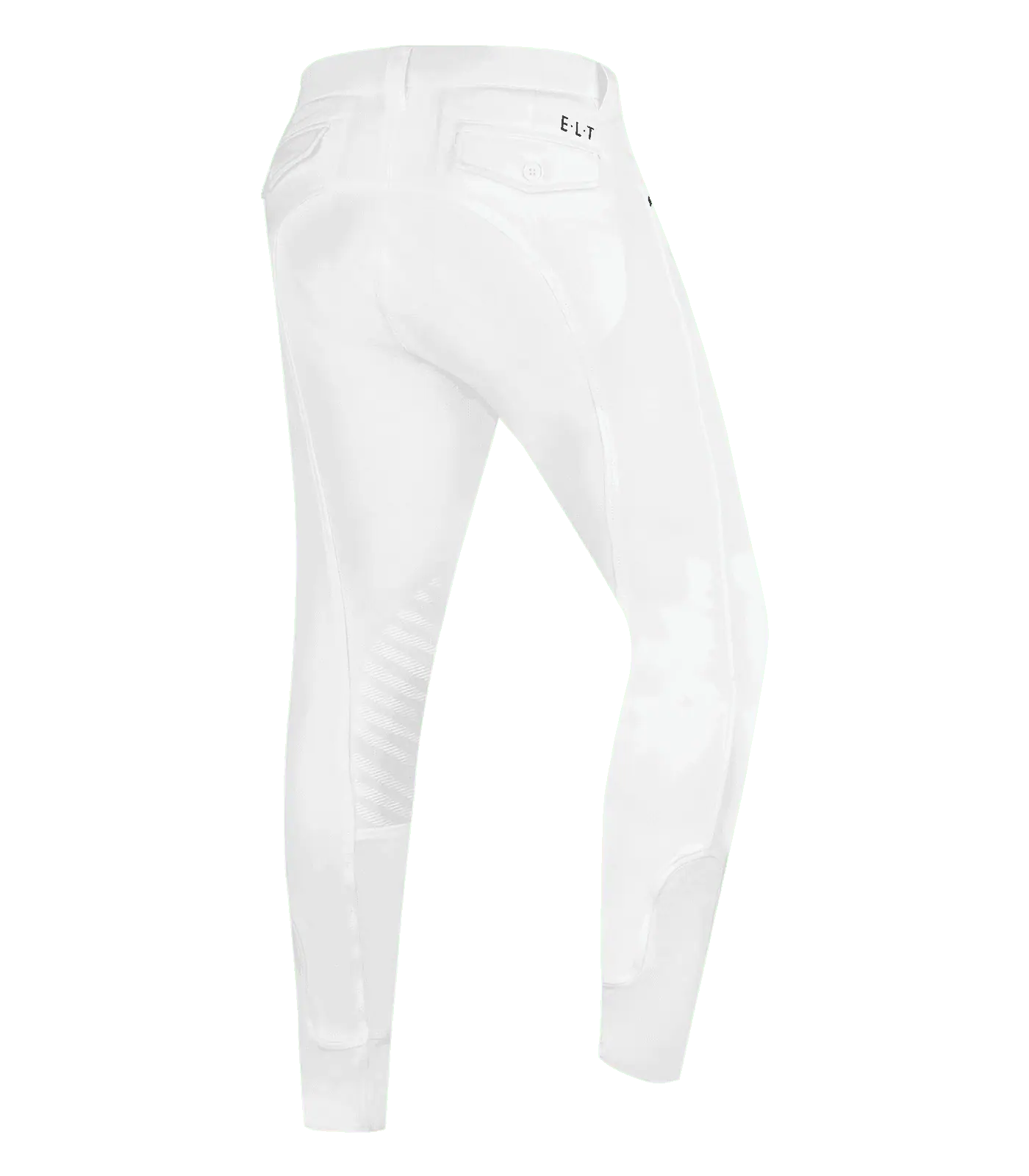 ELT Pantaloni Mailo ginocchio silicone, uomo, equitazione, vista posteriore