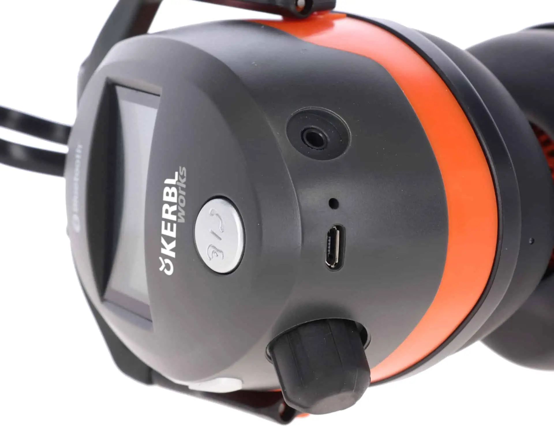 Kerbl Gehörschutz Connect mit Bluetooth, FM-Radio & Mikrofon, Bedienelemente