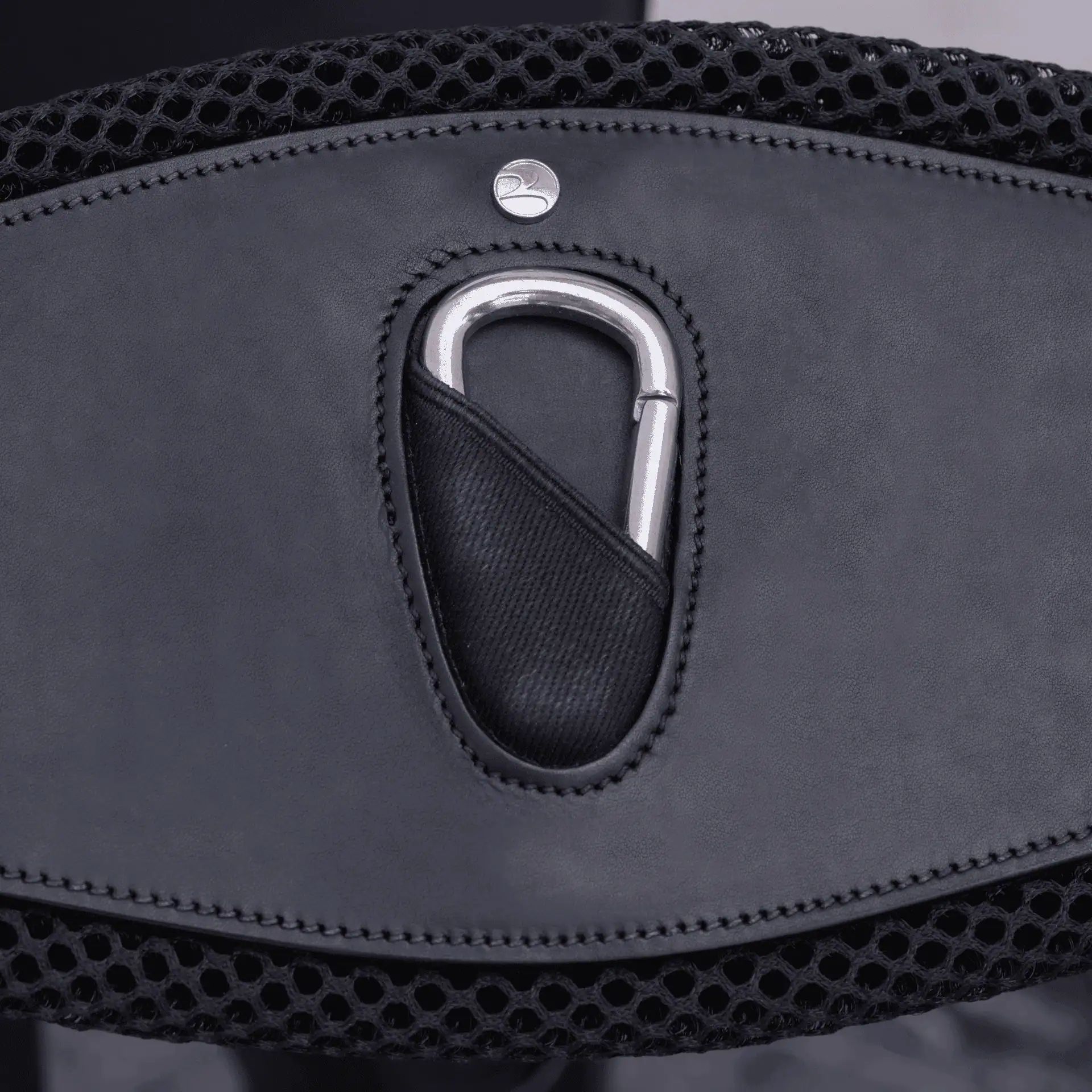 Sangle de selle BUSSE Passage Line AS, anatomique, avec rembourrages, détail, fermeture