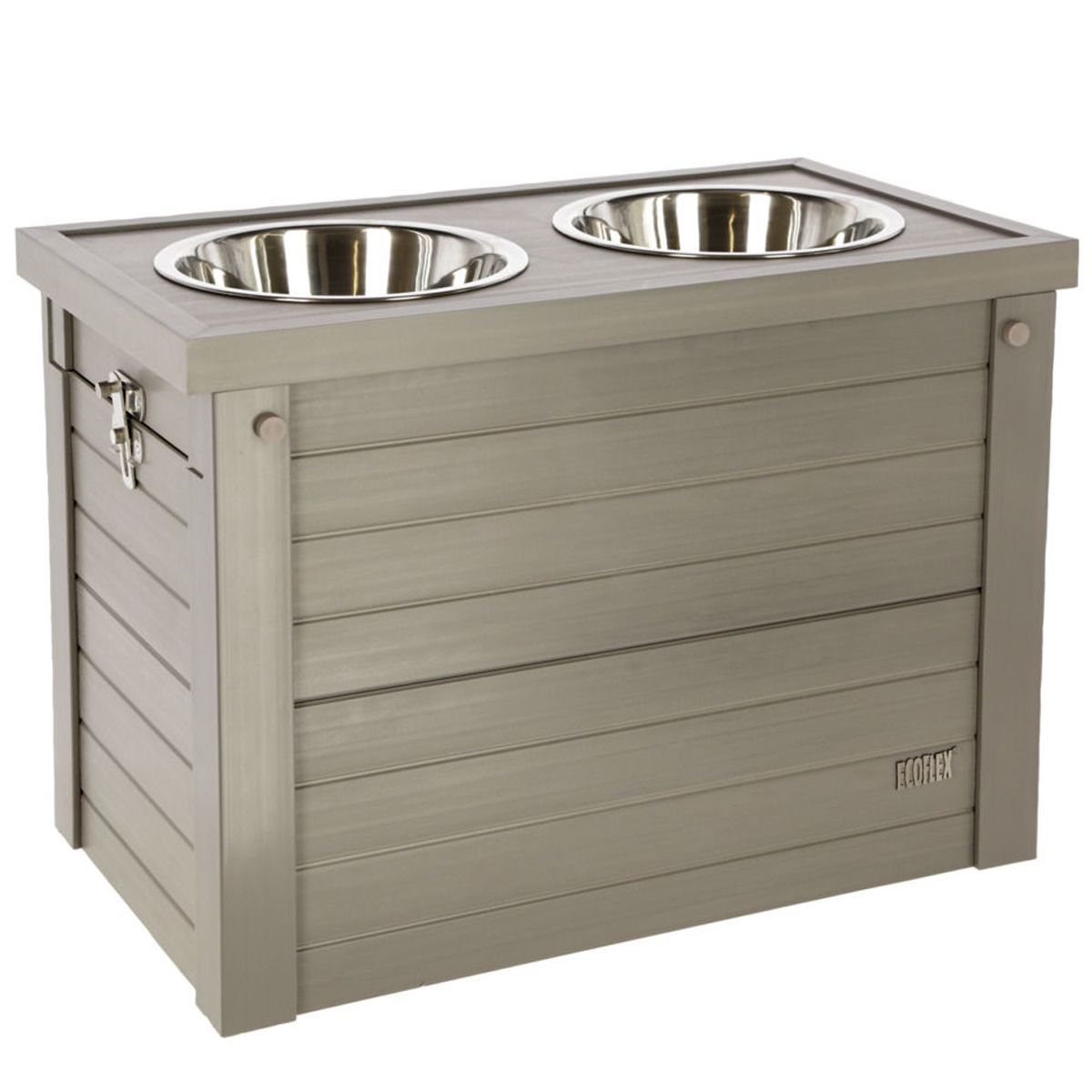 Kerbl Bar à repas ECO surélevée pour chien avec rangement