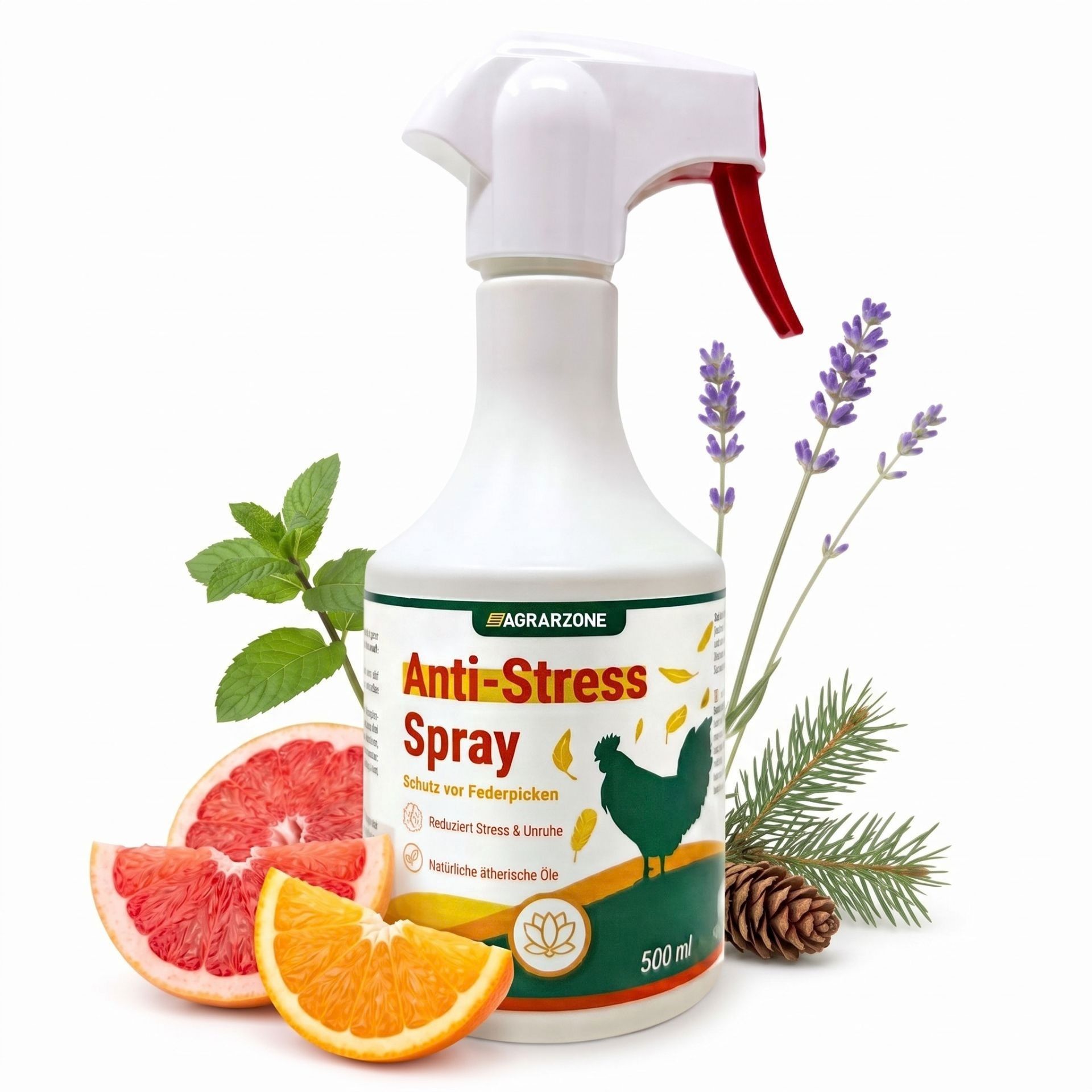 Agrarzone Anti-Stress spray tyúkólba illóolajokkal, 500 ml